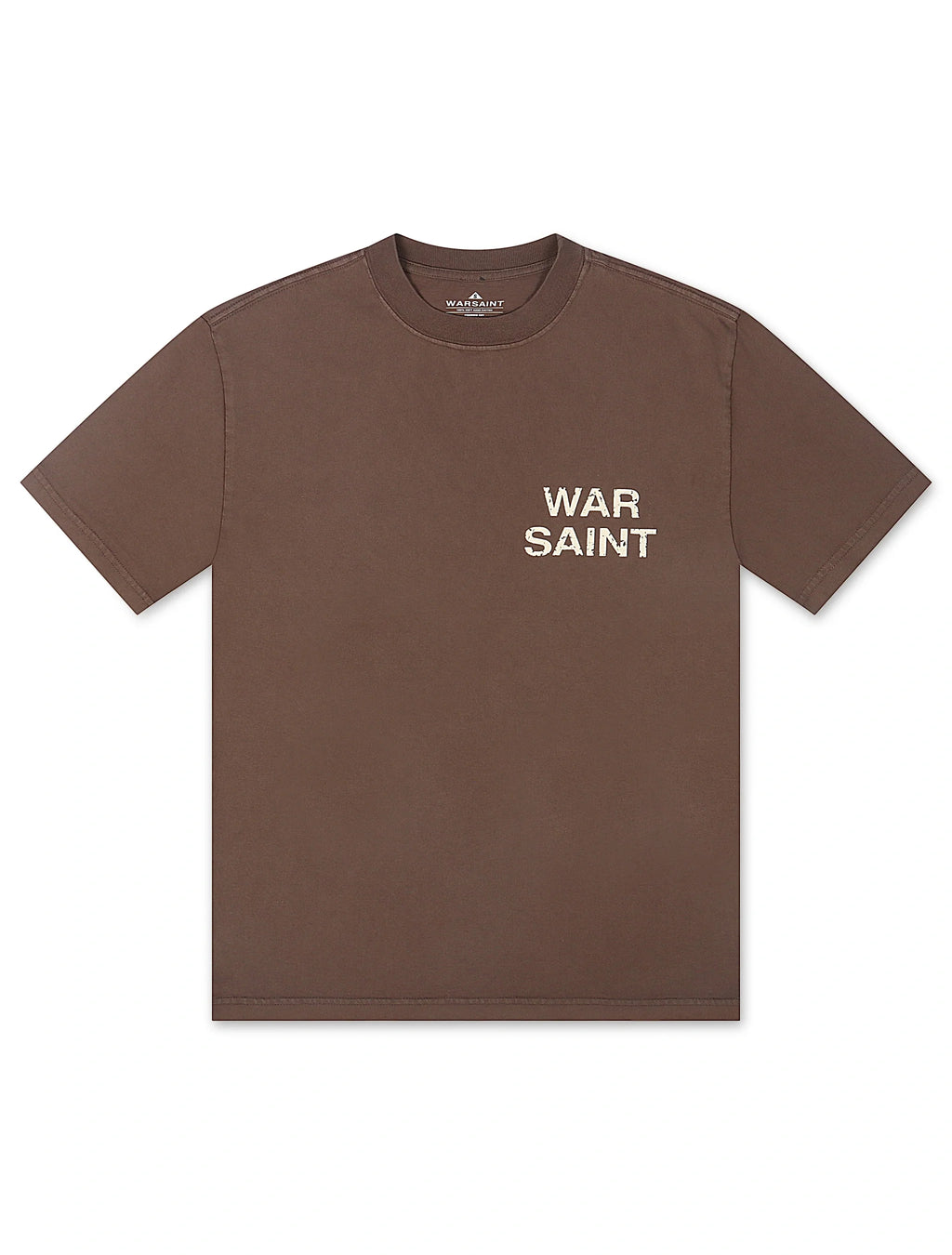 T-shirt Warsaint LA Script - Noyer/Crème