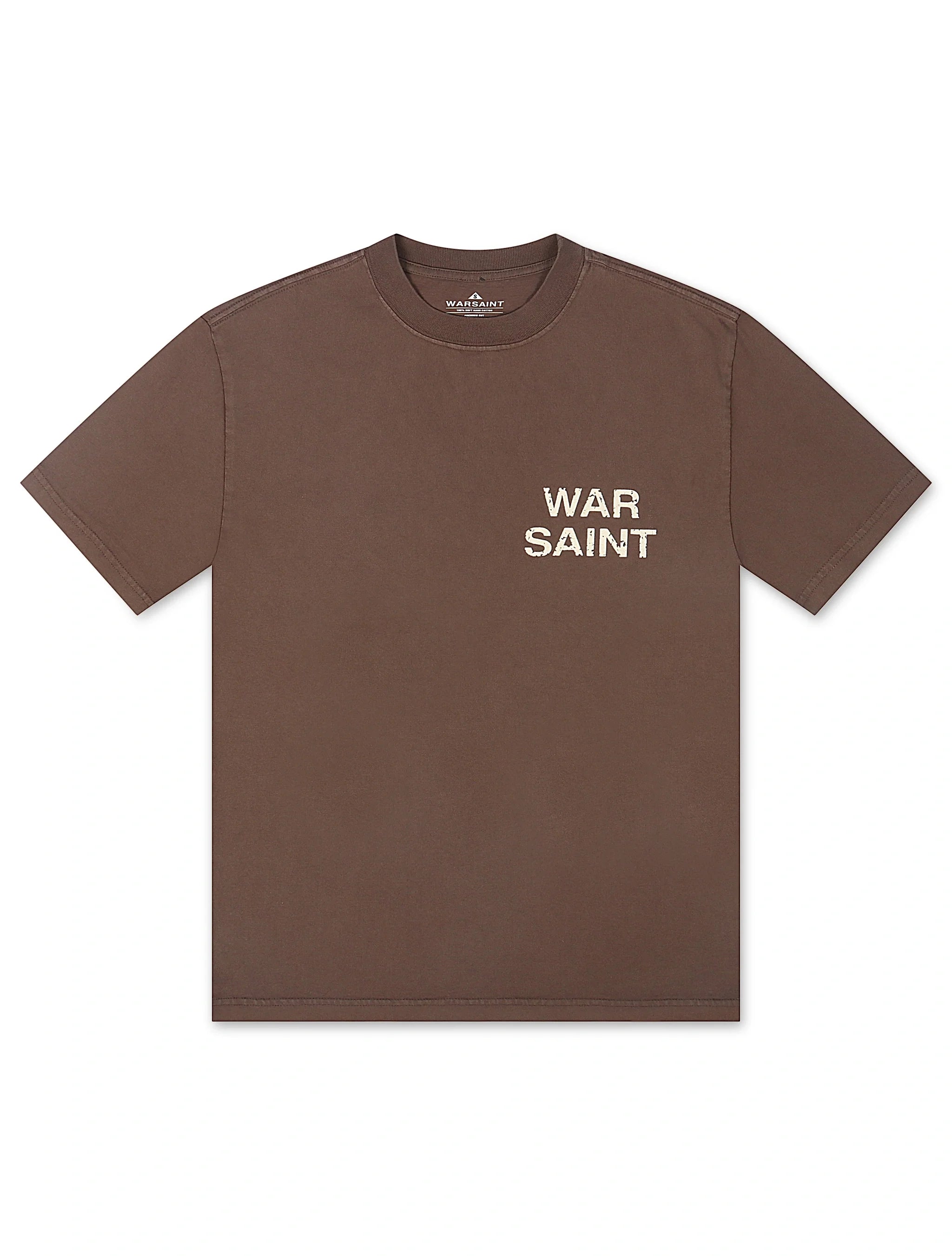T-shirt Warsaint LA Script - Noyer/Crème