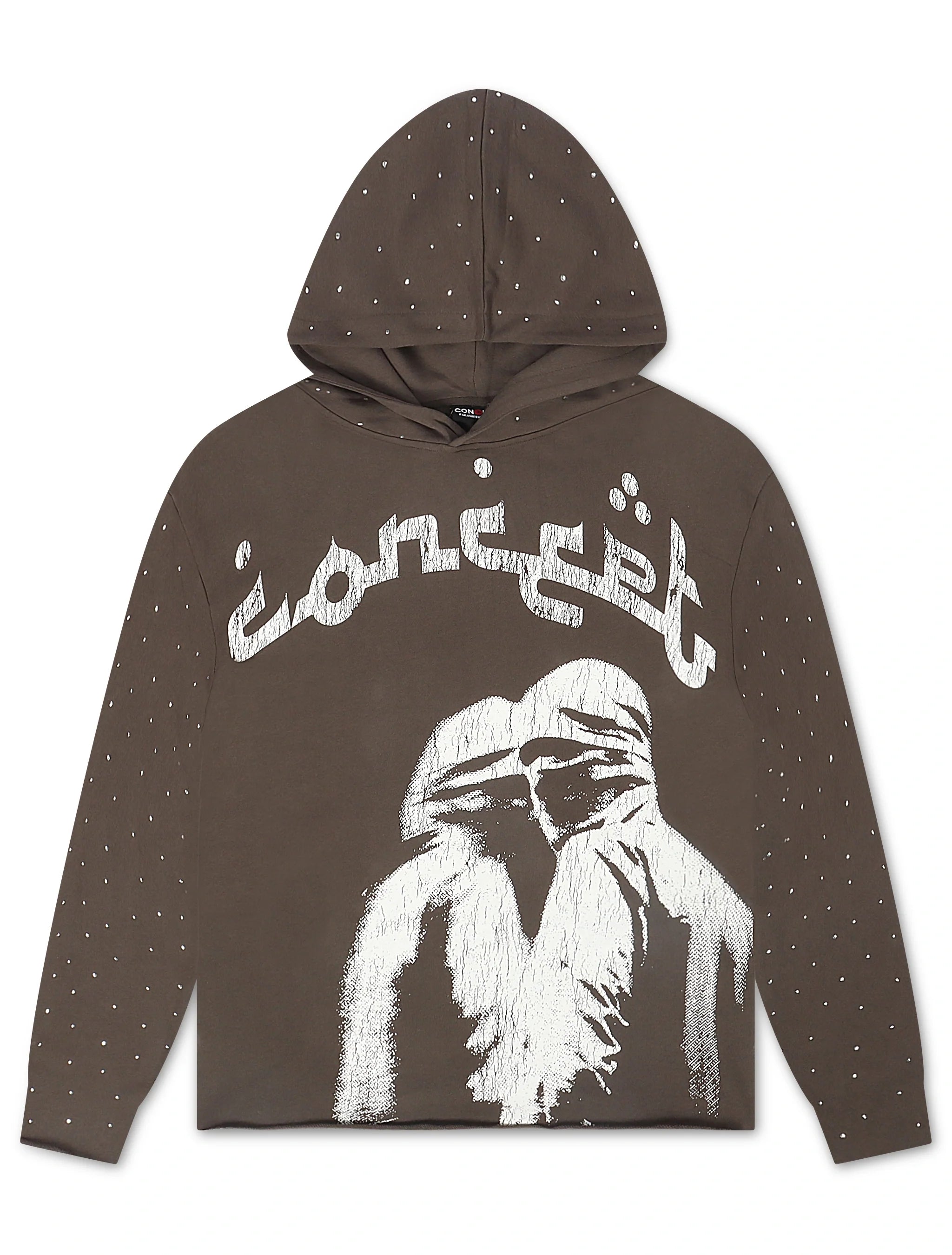 Sweat à capuche LA Oasis - Lavé Mocha