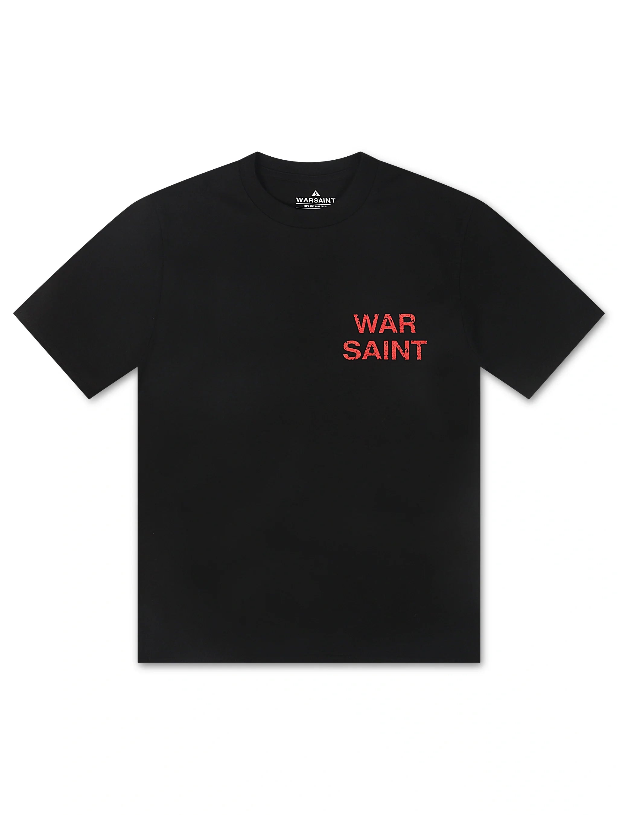 T-shirt Warsaint LA Script – Noir/Rouge