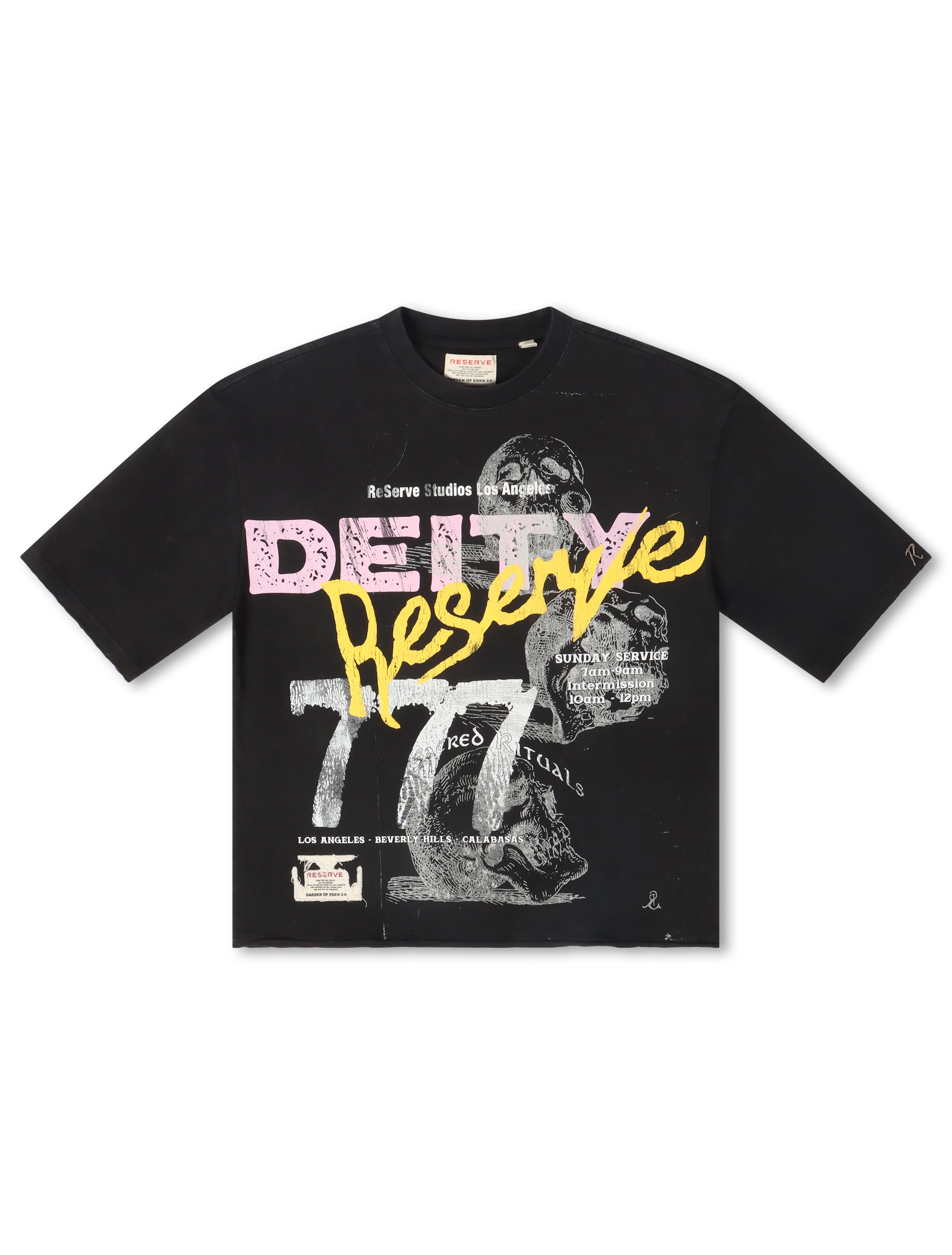 T-shirt Skully Réserve - Noir