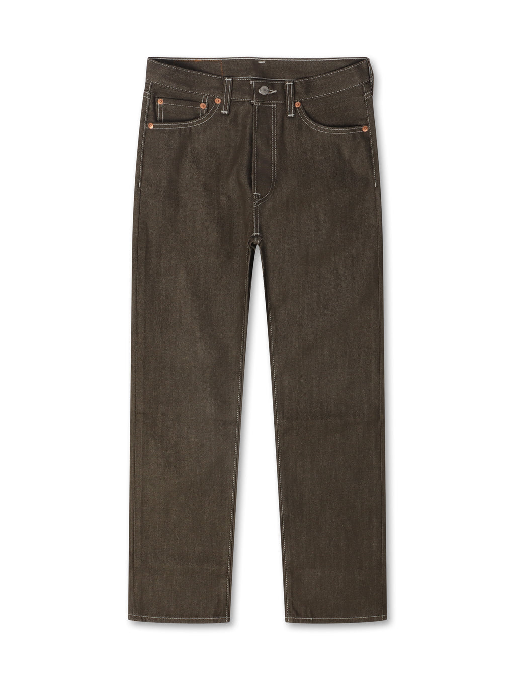 Jean Levis 501™ Original Shrink To Fit - Marron Foncé Rigide