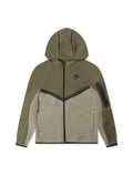 Veste Nike Sportswear Tech Fleece pour grand enfant - Olive moyen