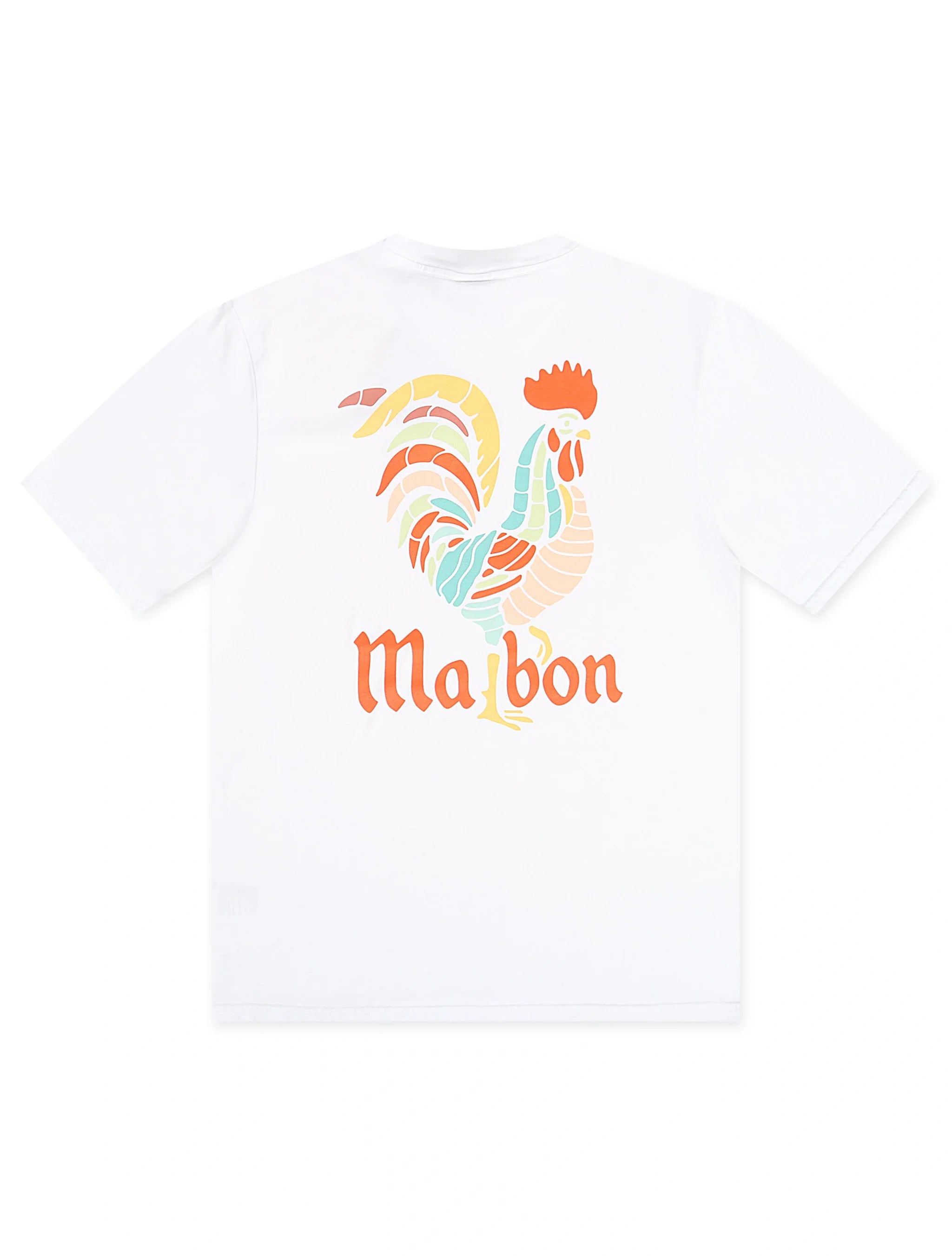 T-shirt Malbon Bermuda Rooster - Blanc