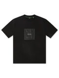 T-shirt côtelé à logo Boss Green – Noir