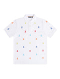 Polo Psycho Bunny Bonham en piqué - Blanc