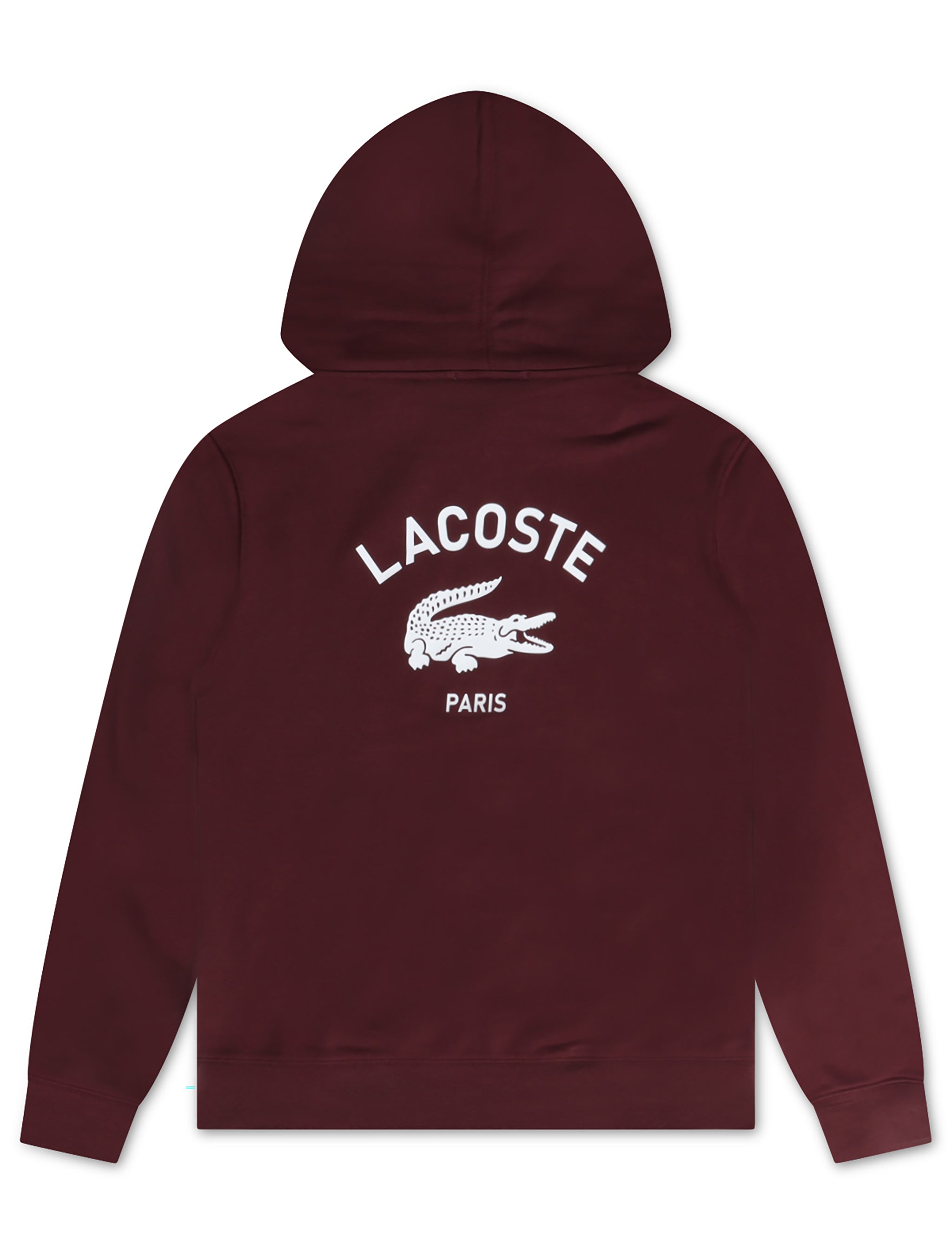 Sweat à capuche Lacoste avec logo - Bordeaux