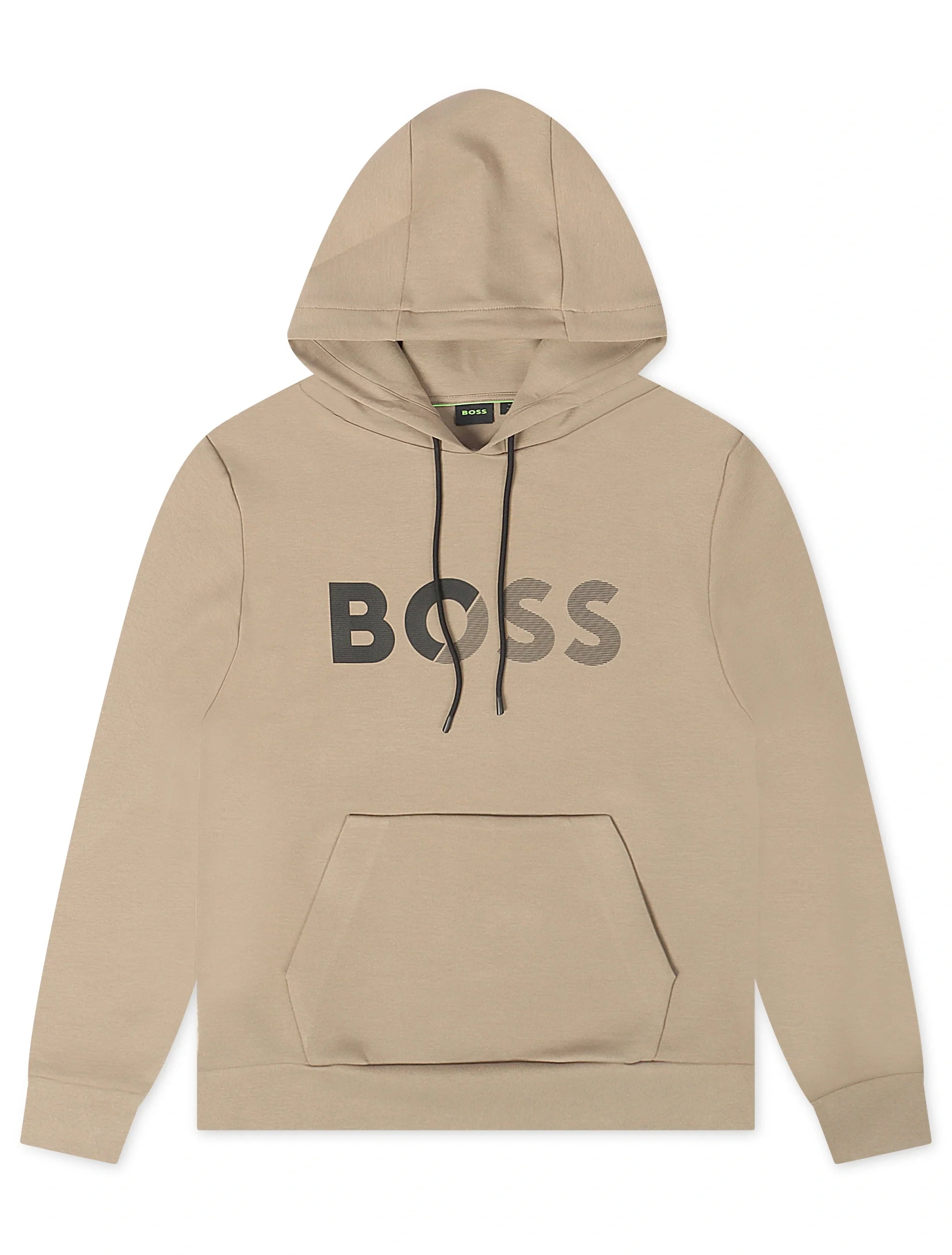 Sweat à capuche Boss Soody Tape Logo - Beige