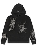 Sweat à capuche LA Flail Concept - Noir délavé