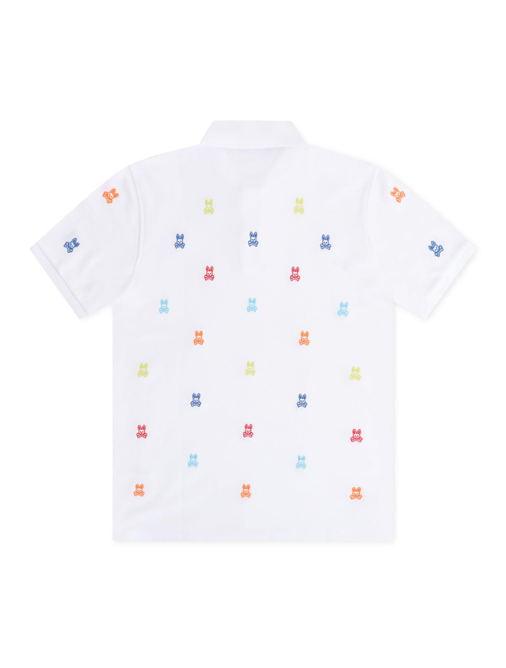 Polo Psycho Bunny Bonham en piqué - Blanc