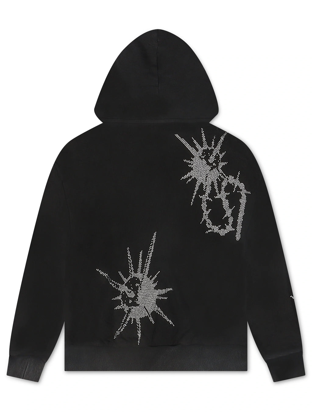 Sweat à capuche LA Flail Concept - Noir délavé