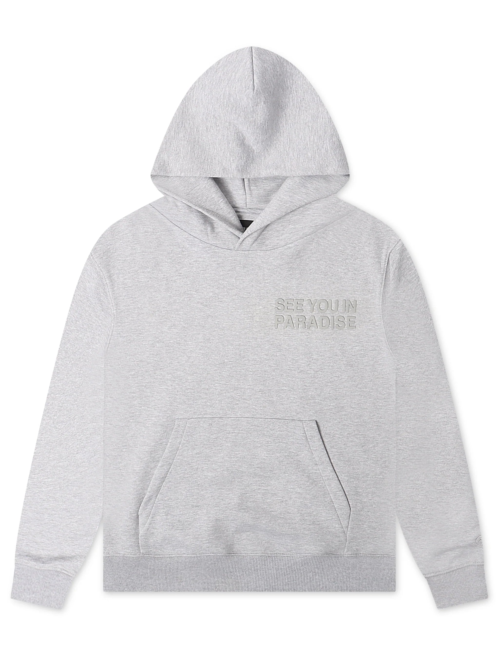 Jordan Craig Sweat à capuche haute densité Paradise - Gris chiné
