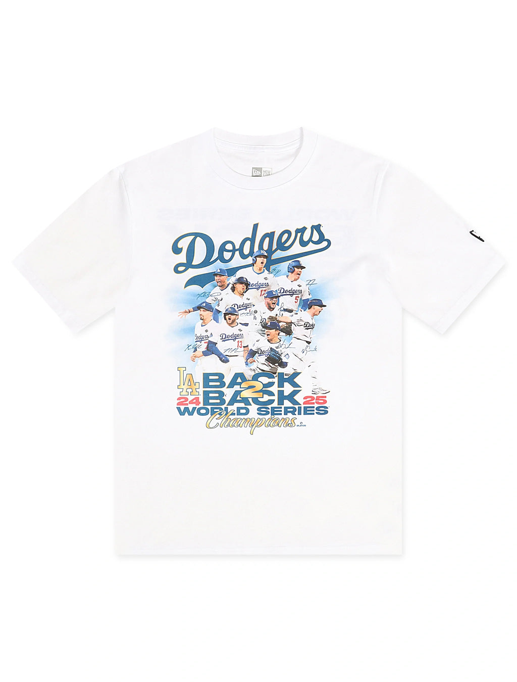 T-shirt New Era LA Dodgers Back 2 Back Champions - Blanc
