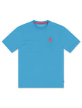 T-shirt avec motif au dos Psycho Bunny Sloan - Aquarius