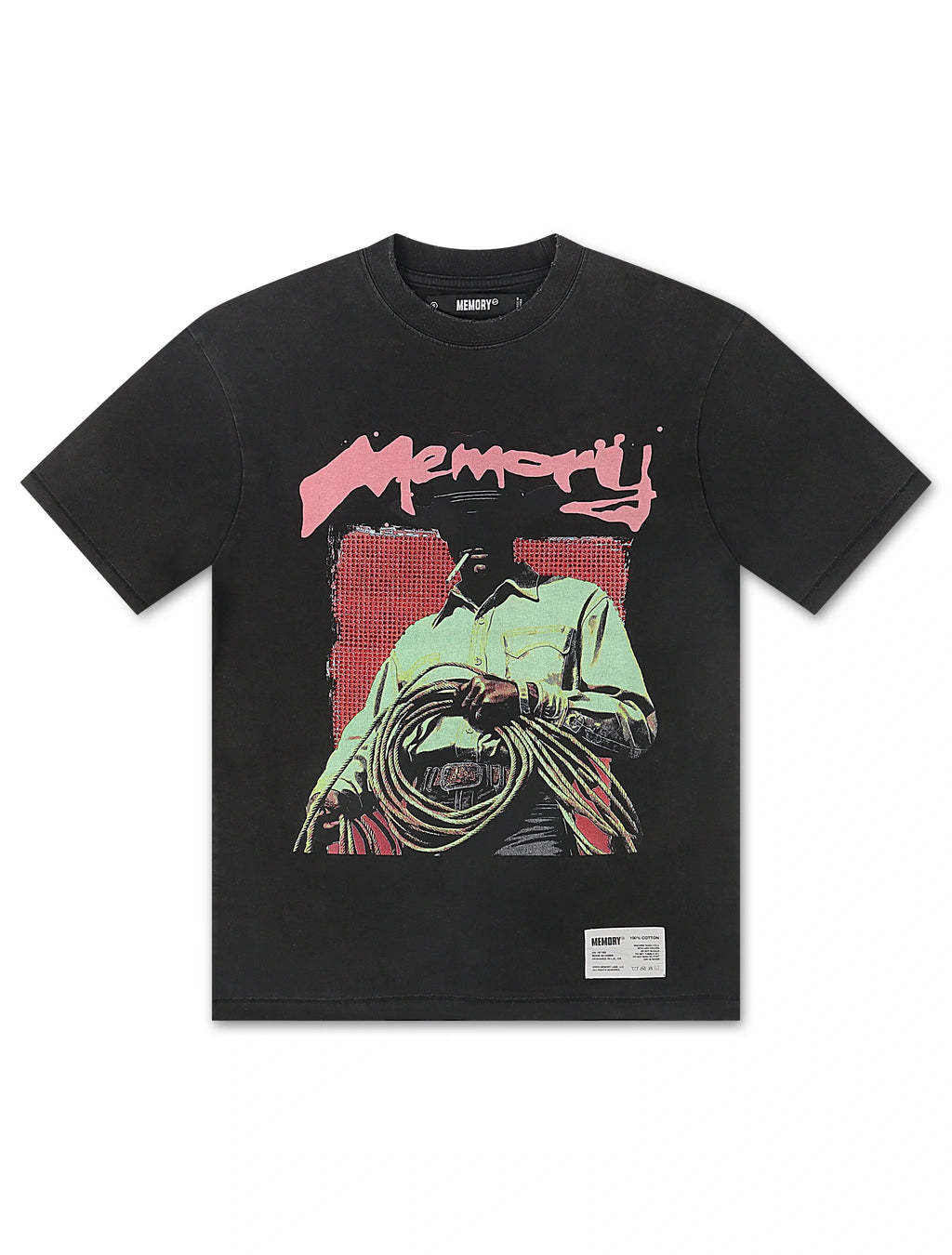 T-shirt Memory Lane Untamed - Noir Vintage