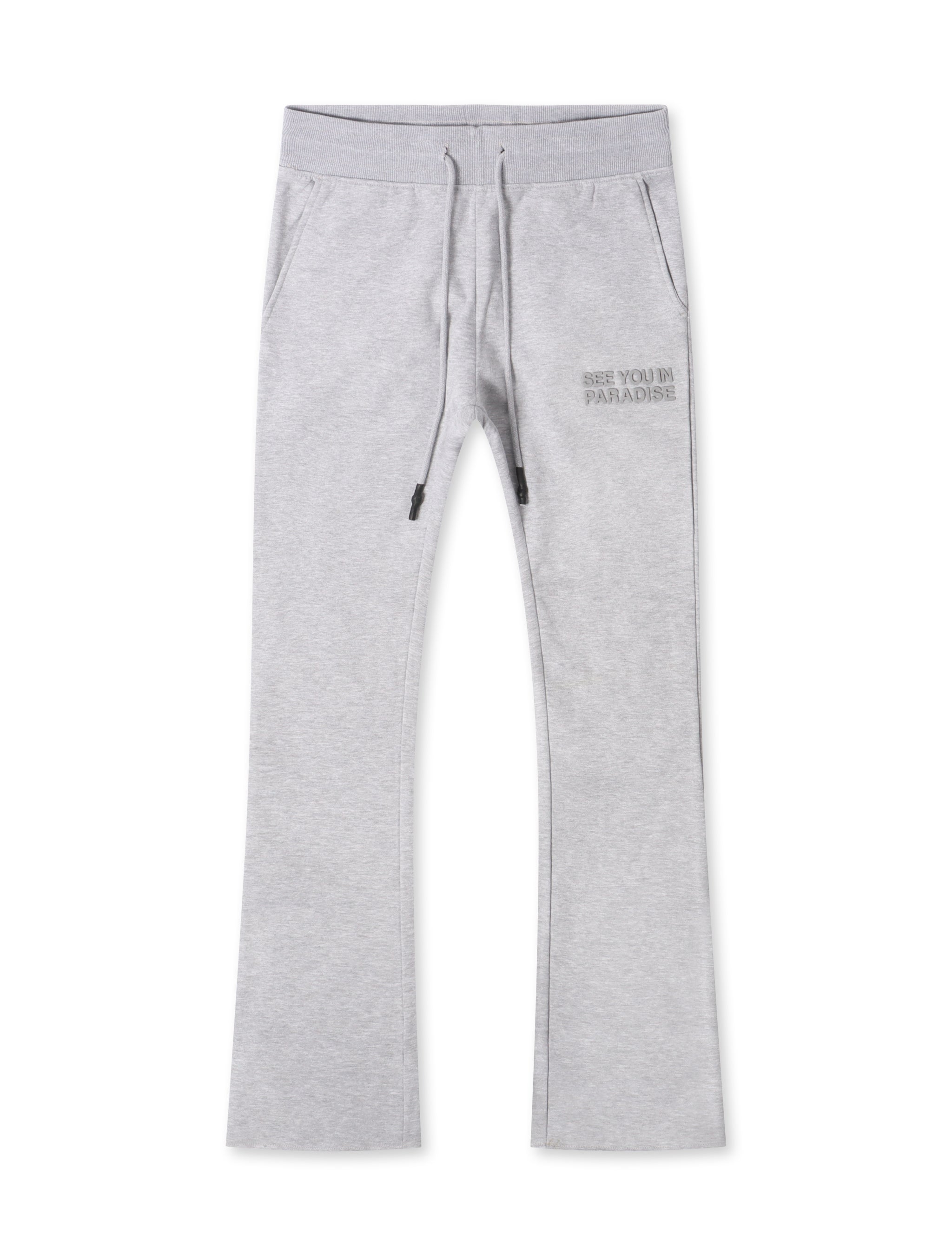 Jordan Craig SYIP Imprimé sur Pantalon Superposé - Gris Chiné