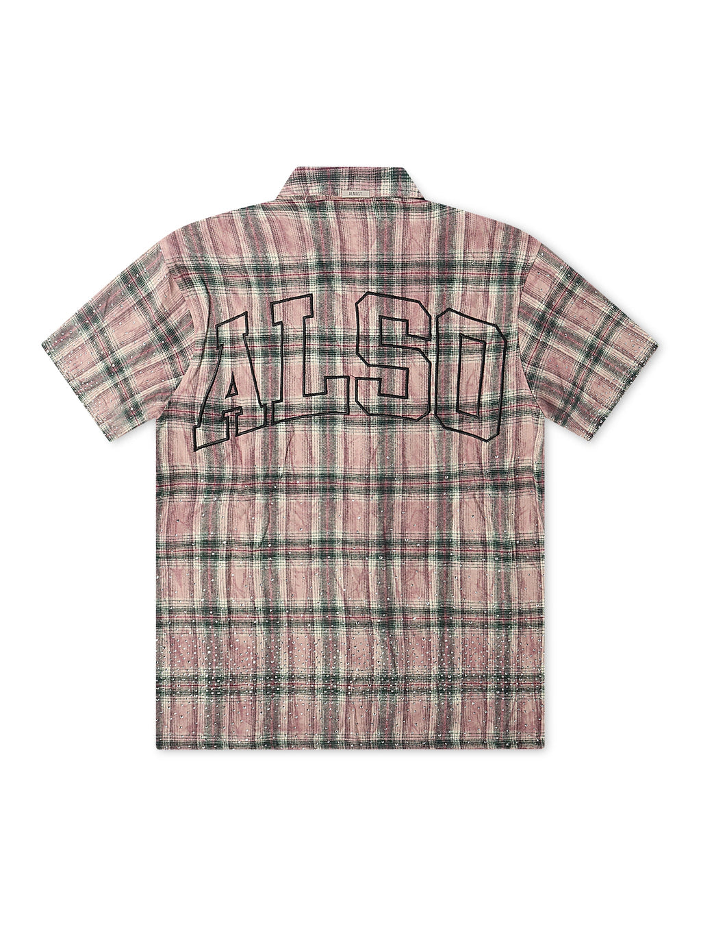 Chemise à carreaux en flanelle Almost Someday Solomon Rhinestone - Bordeaux