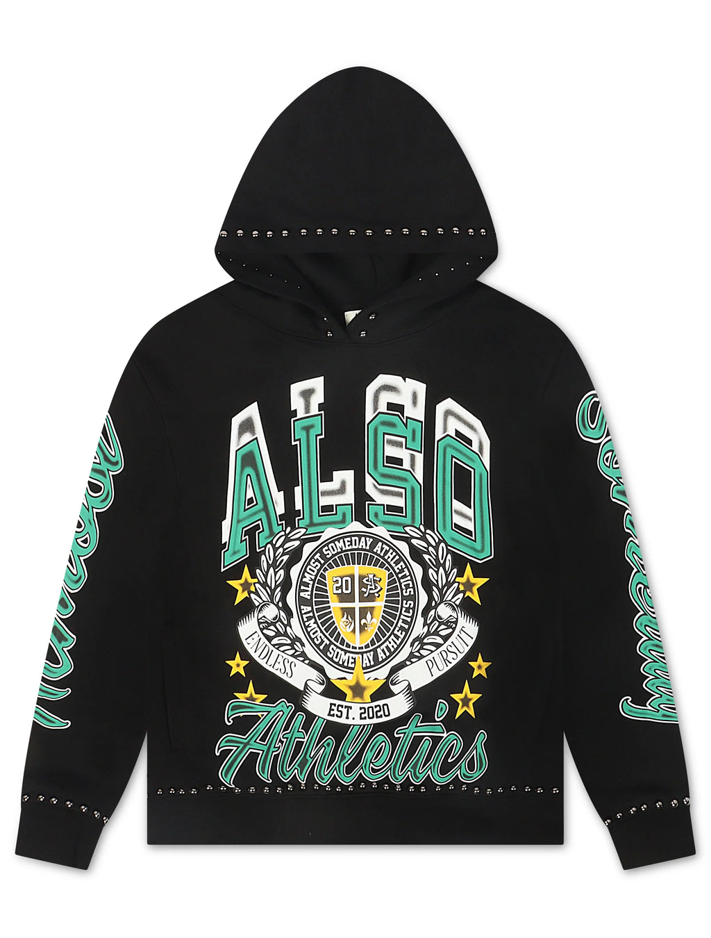 Sweat à capuche Almost Someday Also Athletics - Noir