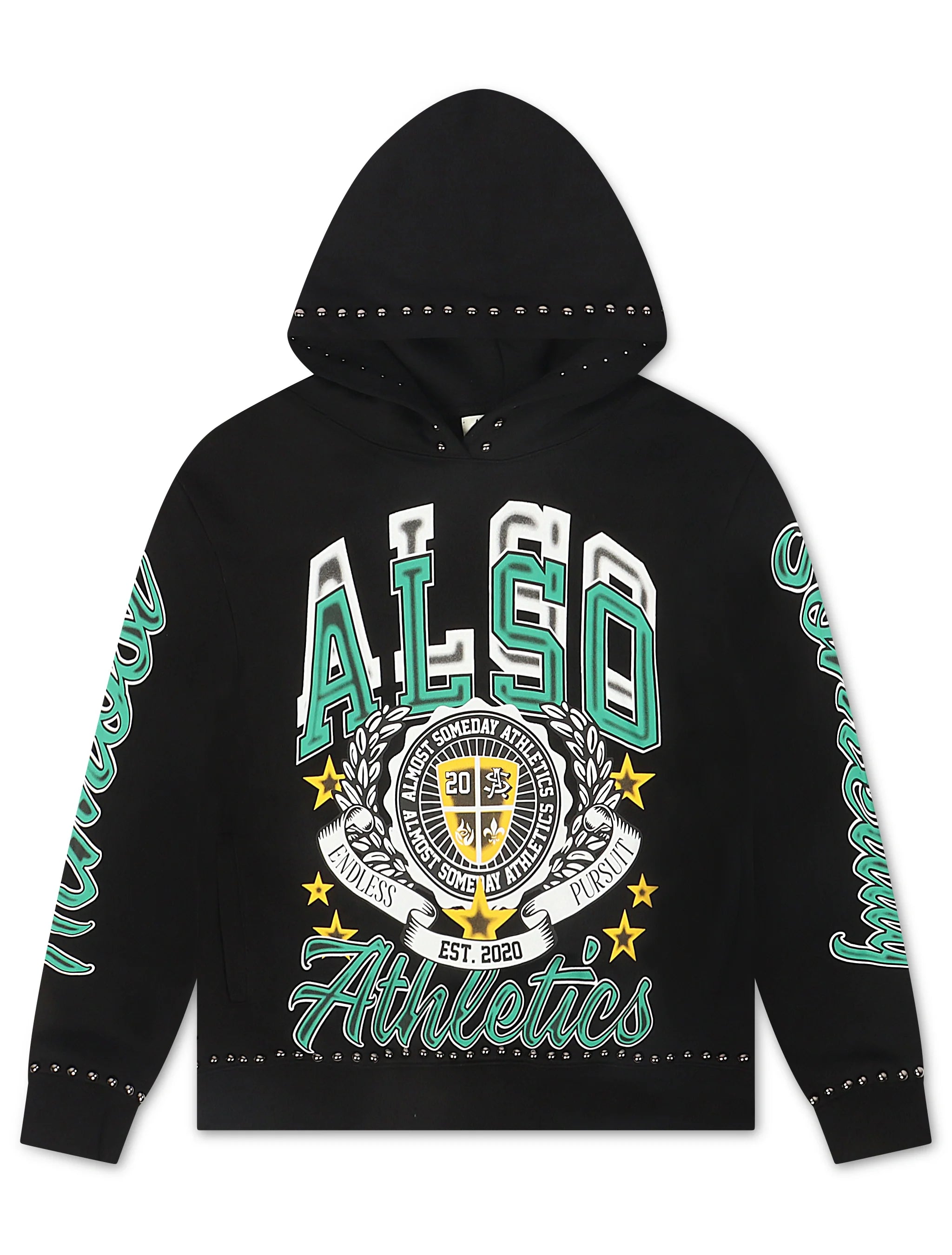 Sweat à capuche Almost Someday Also Athletics - Noir