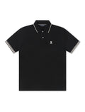Polo en Piqué Cambridge Psycho Bunny - Noir