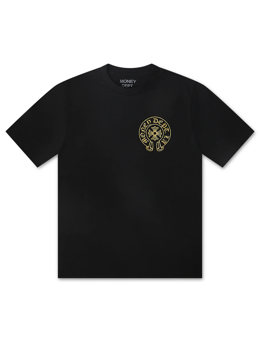 T-shirt vintage "Old English" Money Dept. - Noir/Or