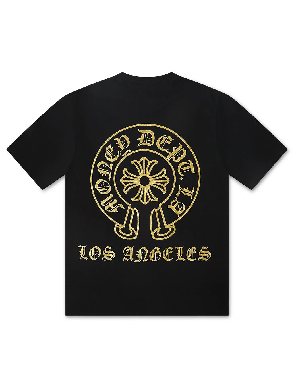 T-shirt vintage "Old English" Money Dept. - Noir/Or