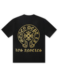 T-shirt vintage "Old English" Money Dept. - Noir/Or