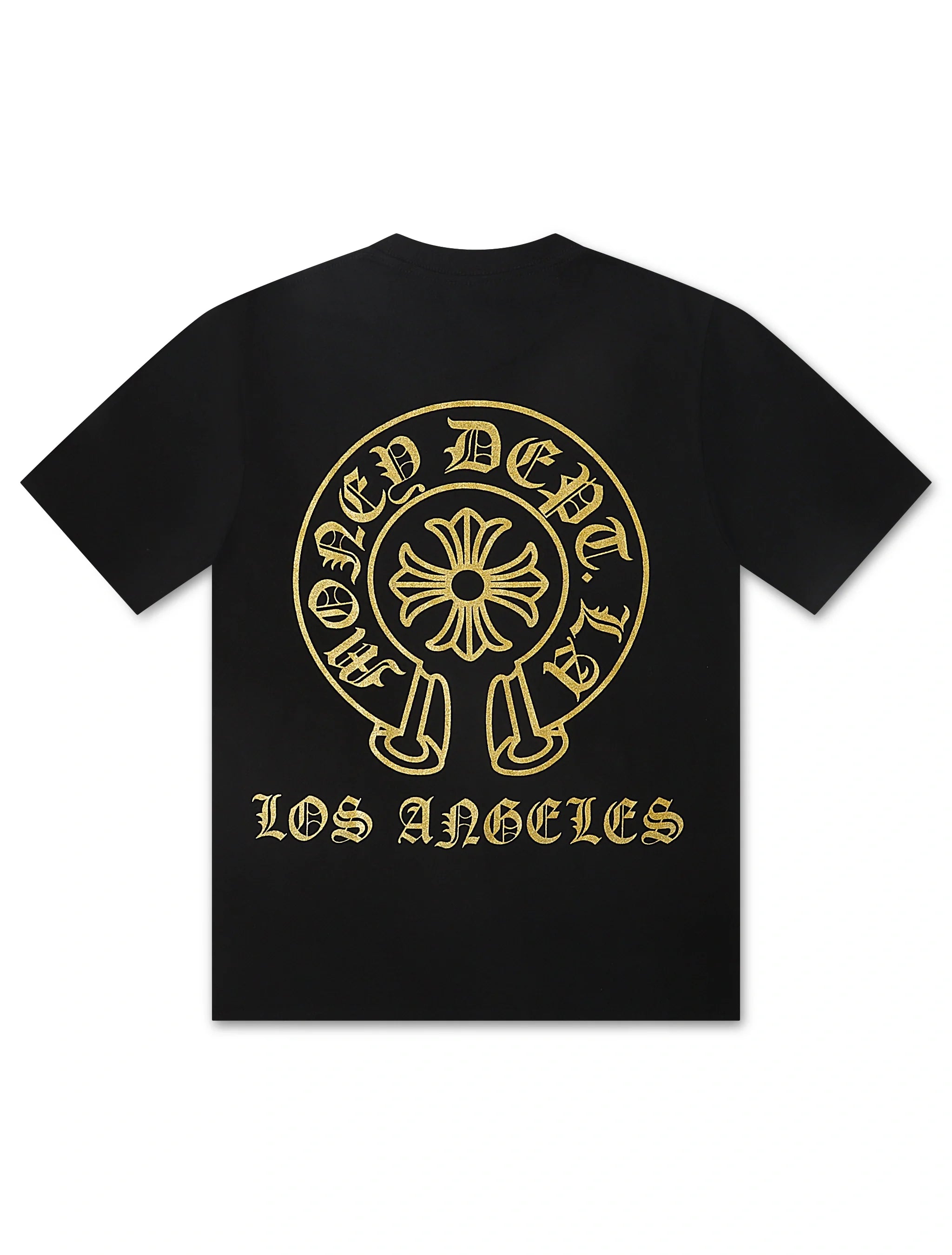 T-shirt vintage "Old English" Money Dept. - Noir/Or