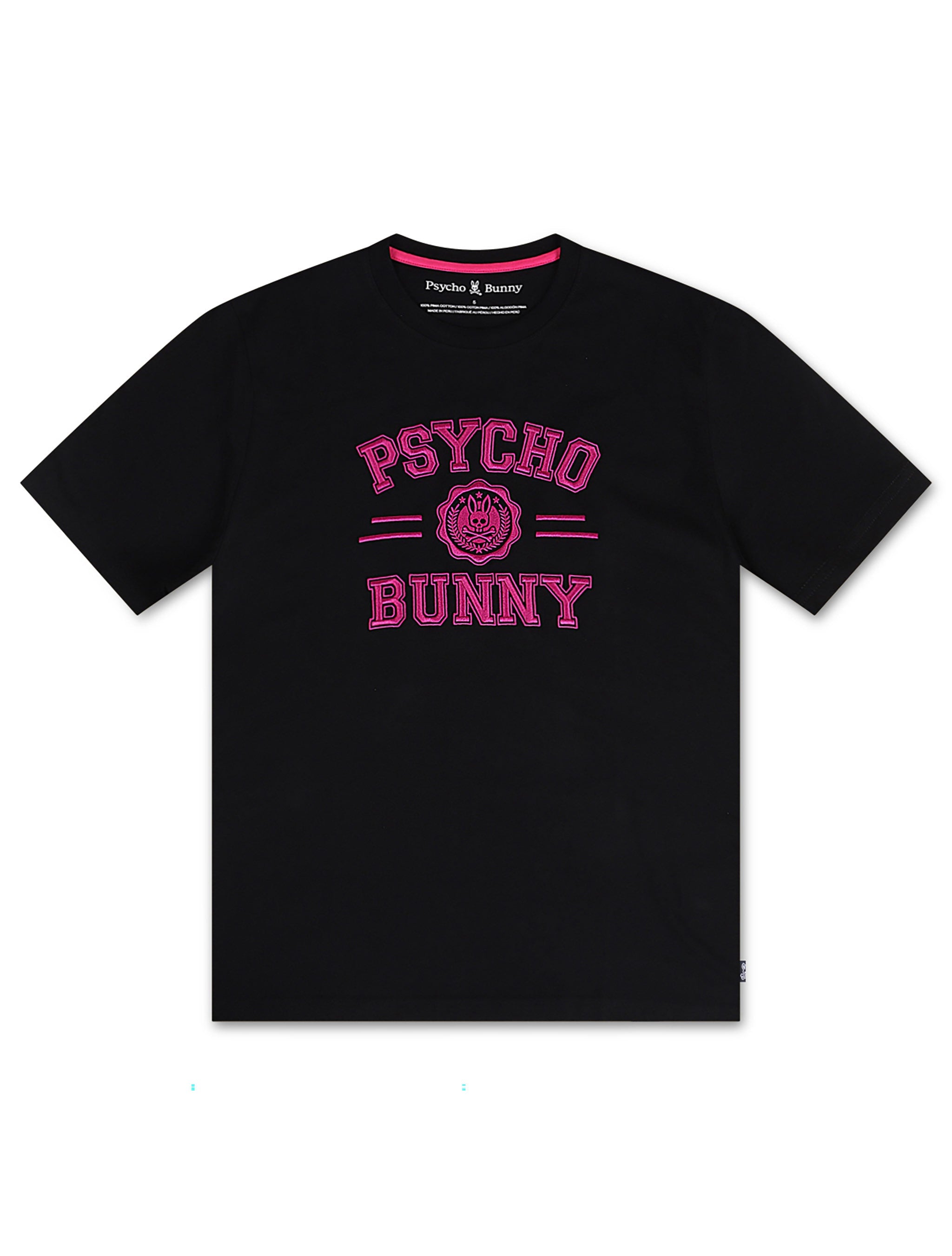 T-shirt graphique Psycho Bunny London - Noir