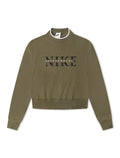 Haut ras du cou oversize Nike Phoenix pour femme - Olive moyenne