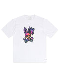 T-shirt Psycho Bunny Randolph - Blanc