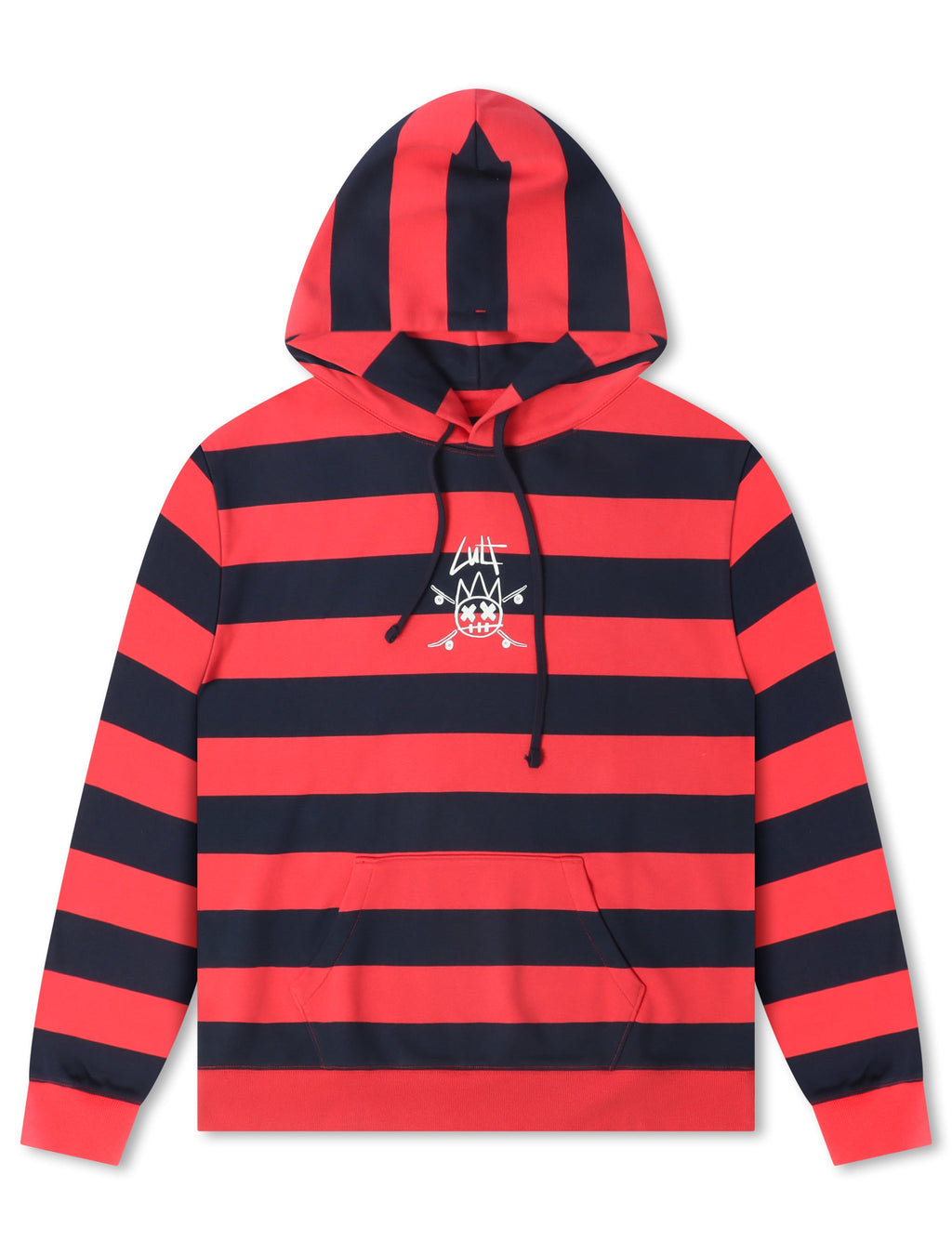 Sweat à capuche fantaisie Cult Of Individuality - Rouge/Bleu marine