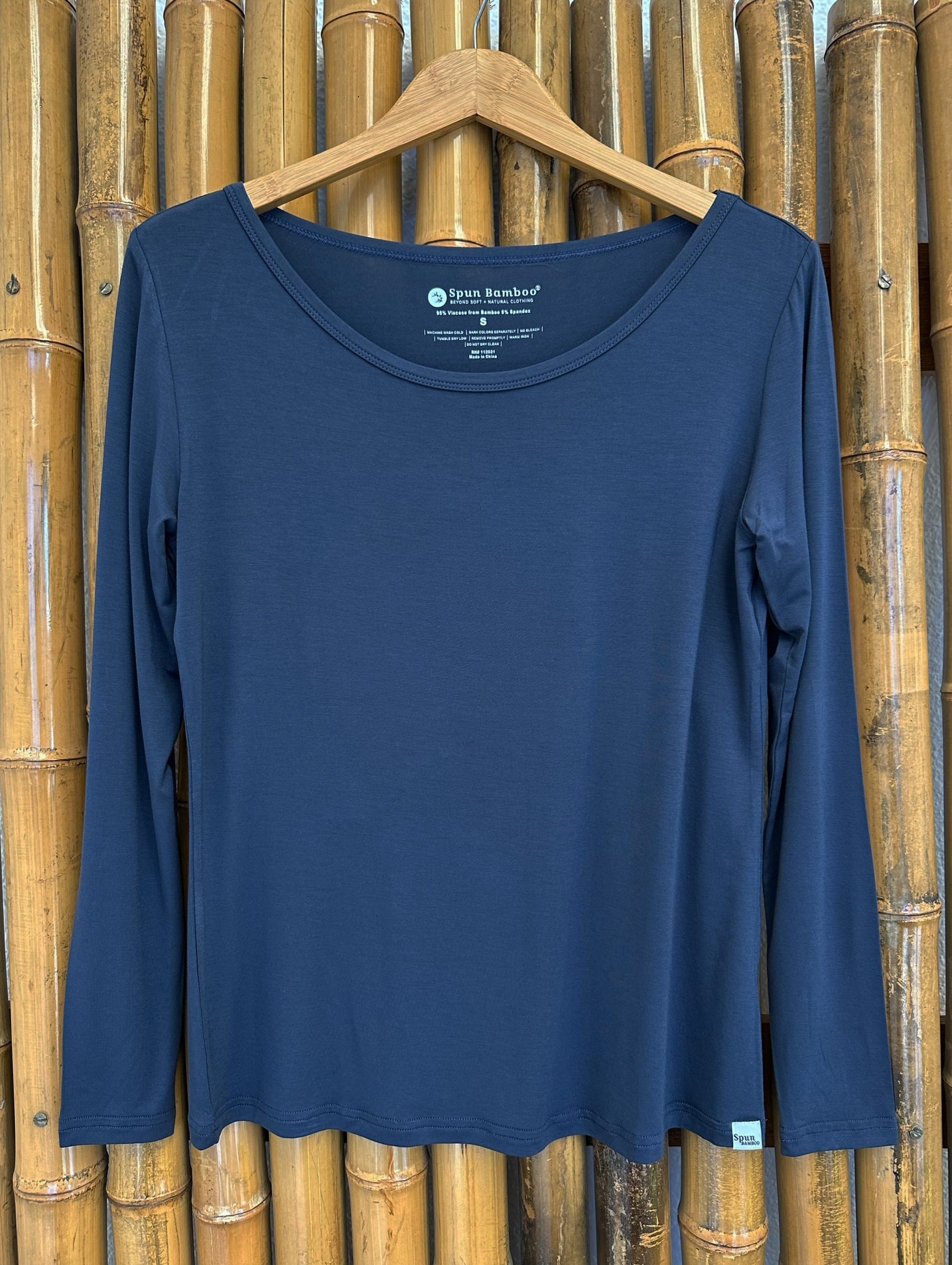 T-shirt à manches longues en bambou pour femme