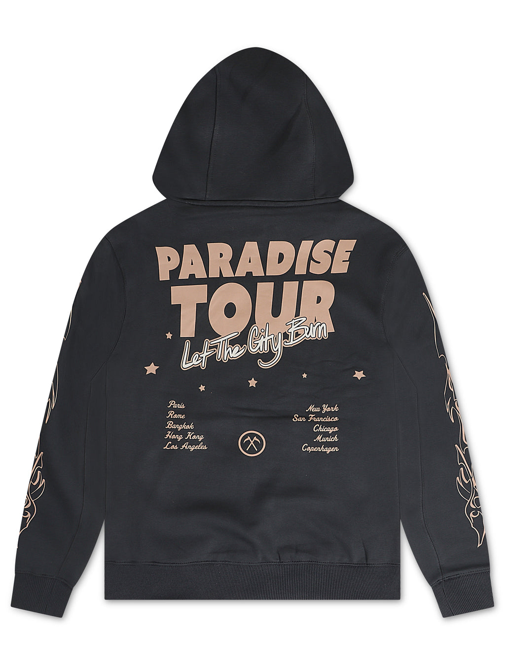 Sweat à capuche Jordan Craig Paradise Tour en molleton - Anthracite