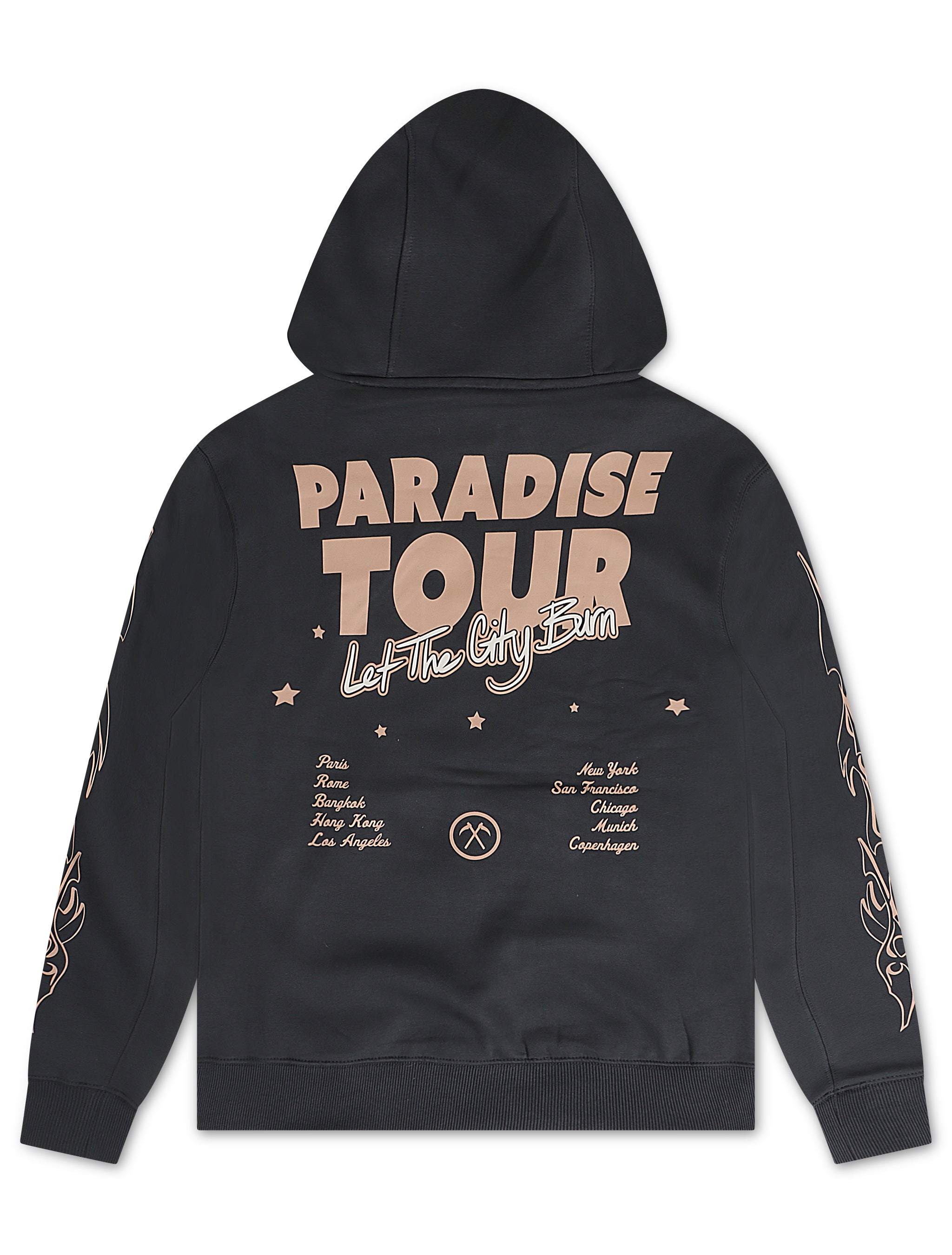 Sweat à capuche Jordan Craig Paradise Tour en molleton - Anthracite