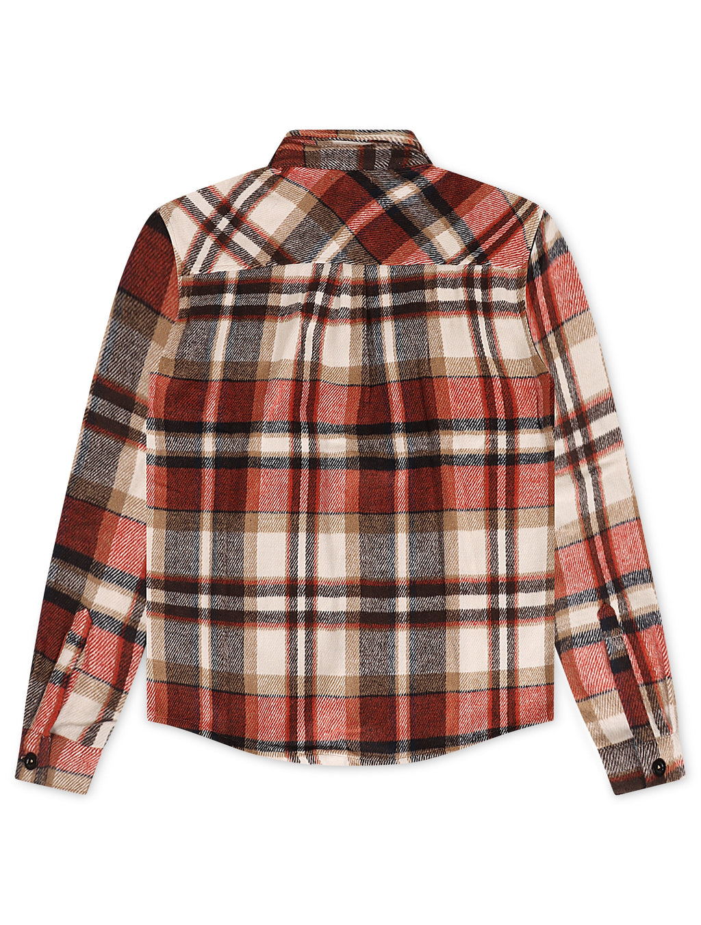 Silent Chapters Motive Flannel - Orange Multicolore