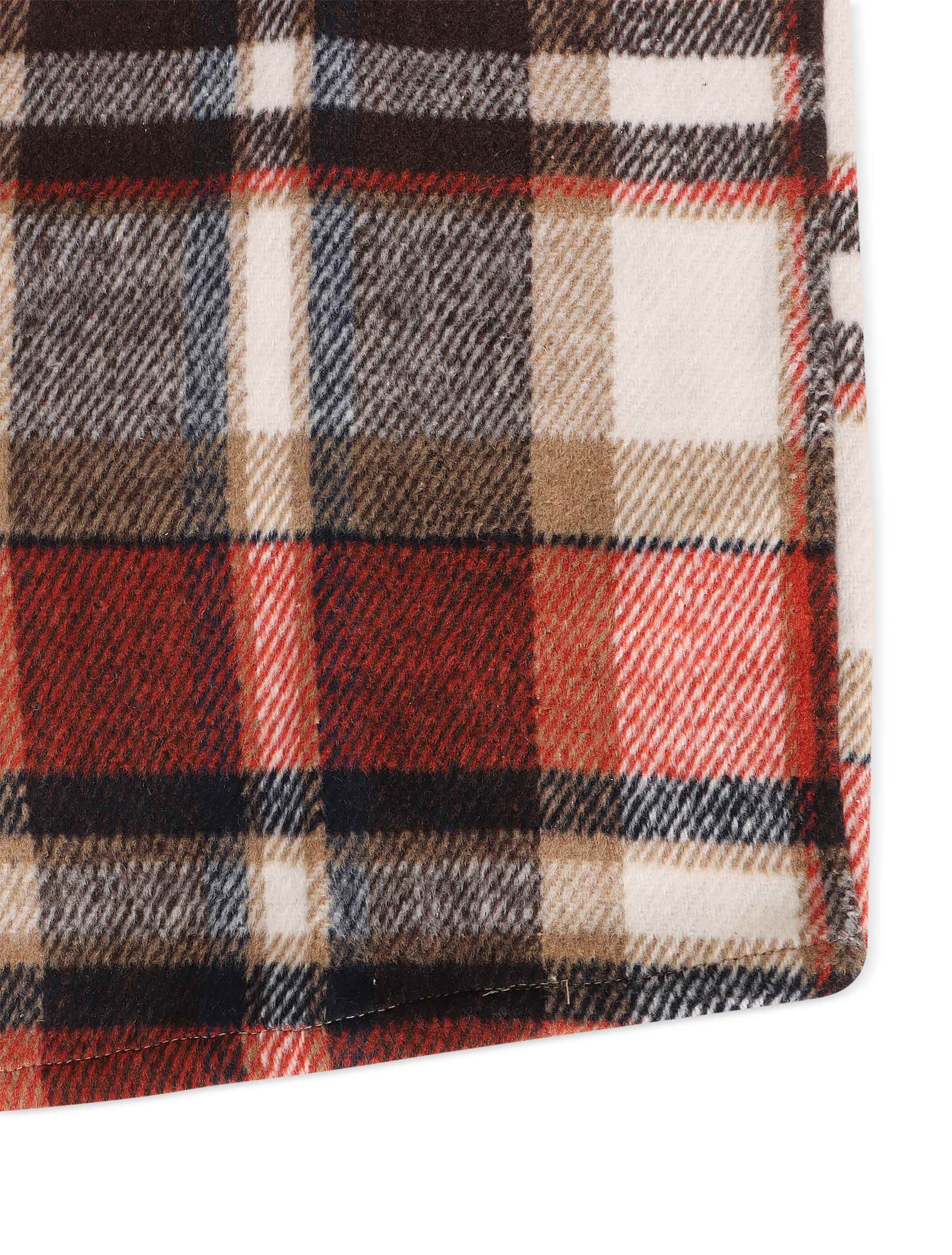 Silent Chapters Motive Flannel - Orange Multicolore