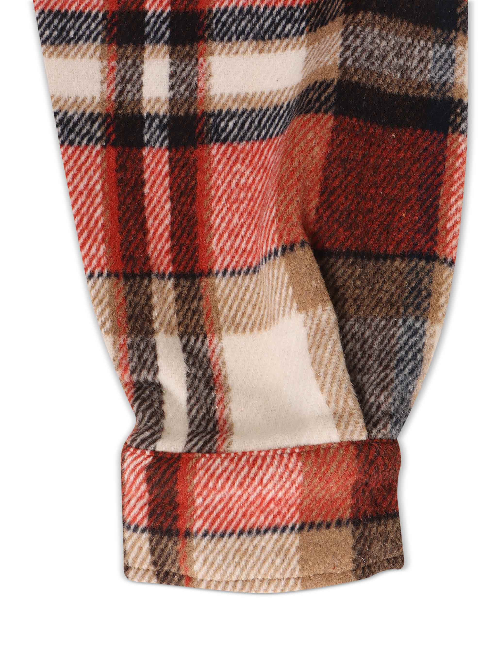 Silent Chapters Motive Flannel - Orange Multicolore
