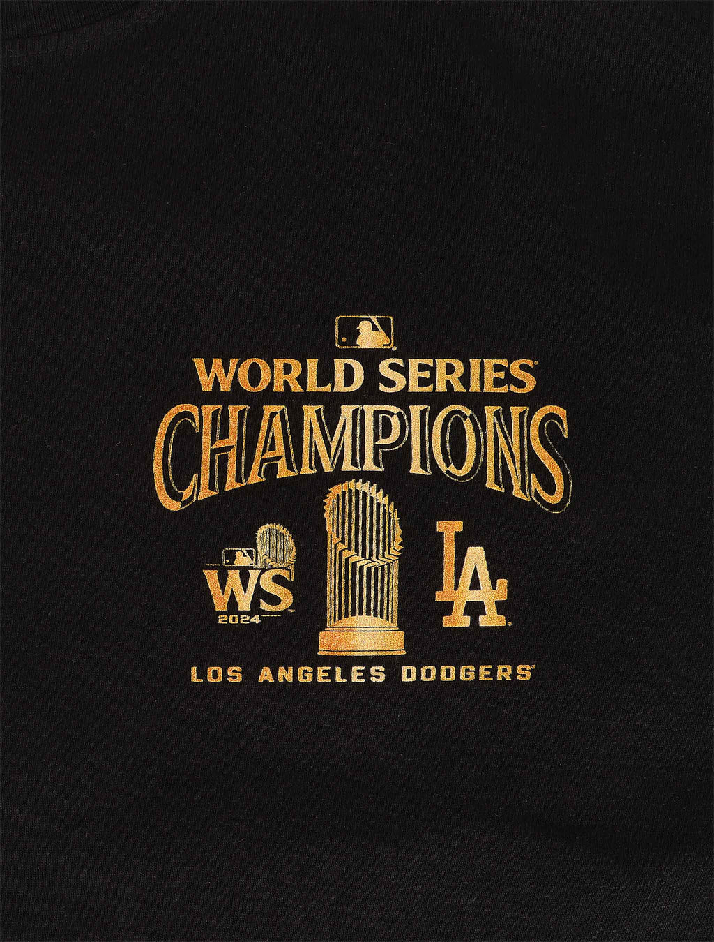 T-shirt Rétro Champions des Séries Mondiales - Noir