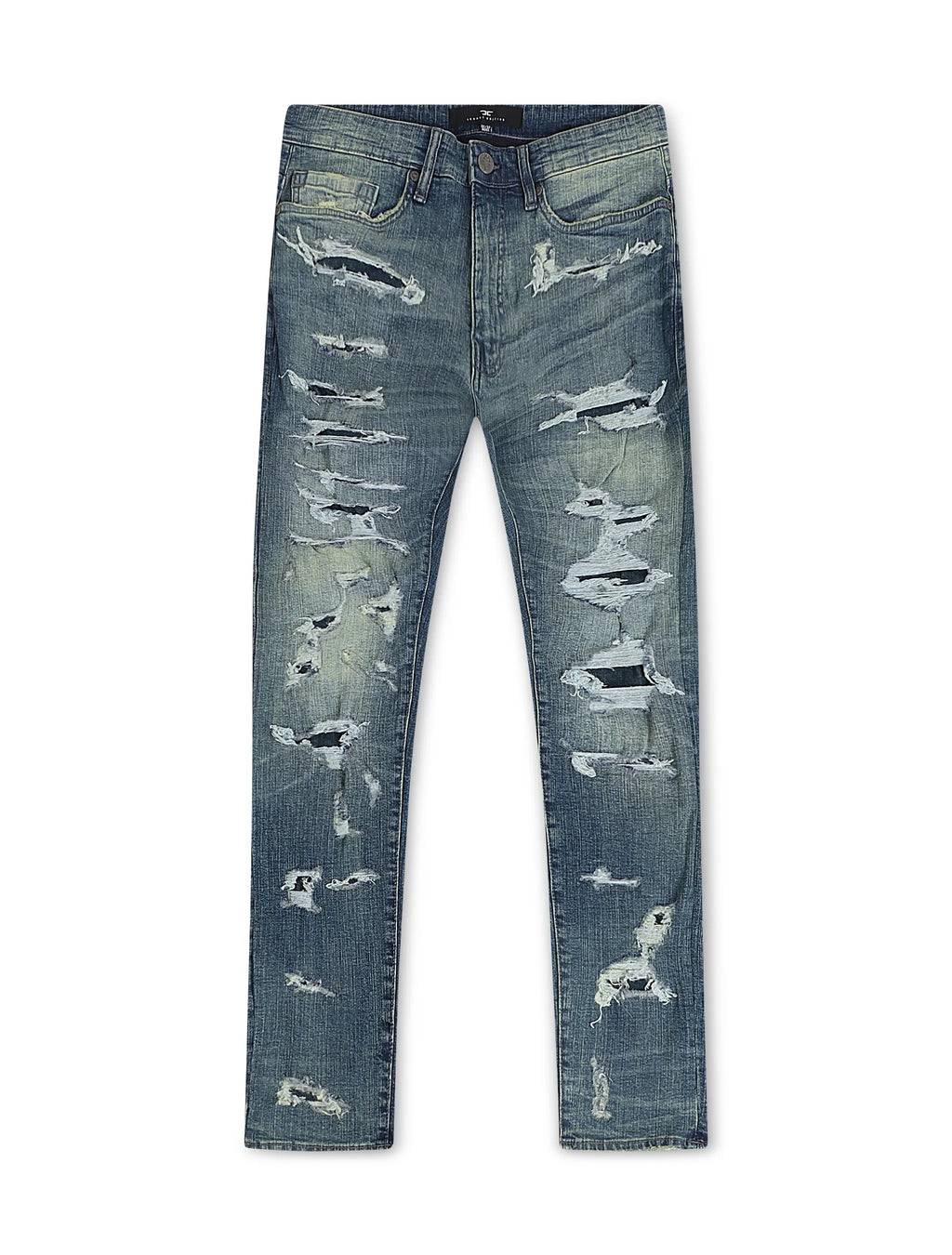 Jordan Craig Jean Ross Fit Délavé Vintage Homme - Or Azur