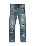Jordan Craig Jean Ross Fit Délavé Vintage Homme - Or Azur