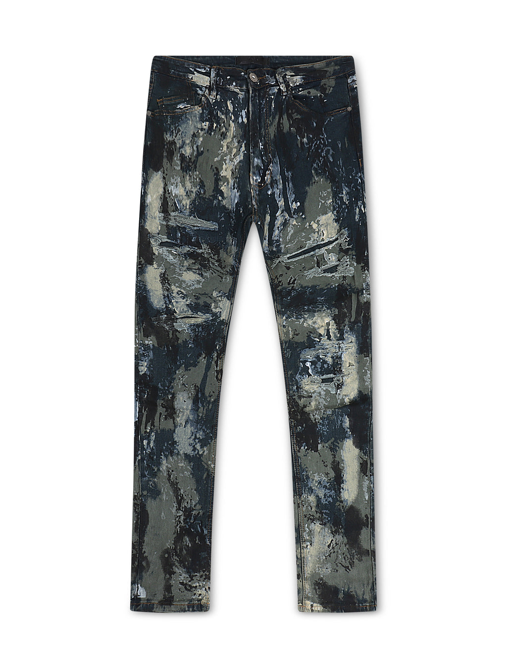 Kdnk Jean ajusté vintage homme - Kaki