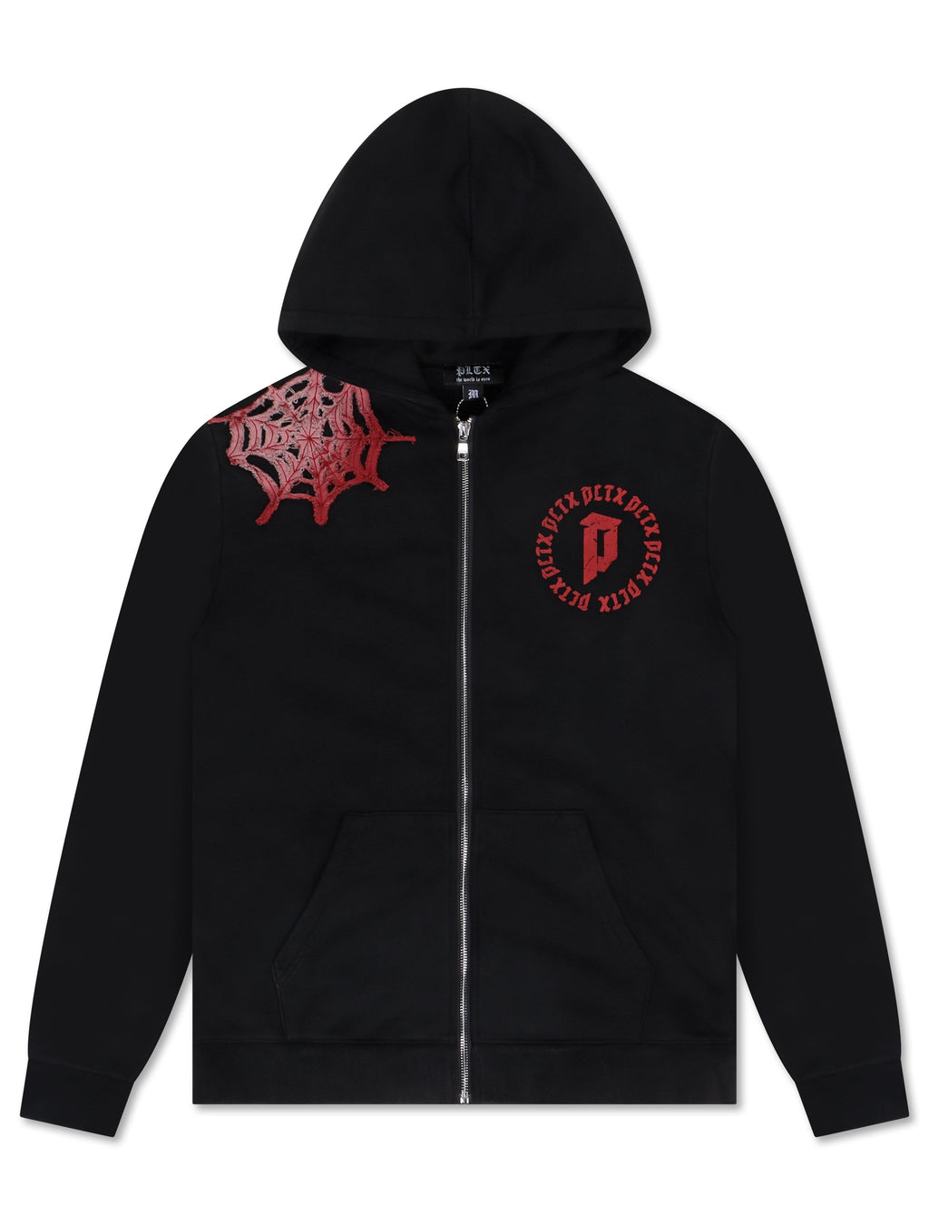 Sweat à capuche Politics Spider Web 301 - Noir