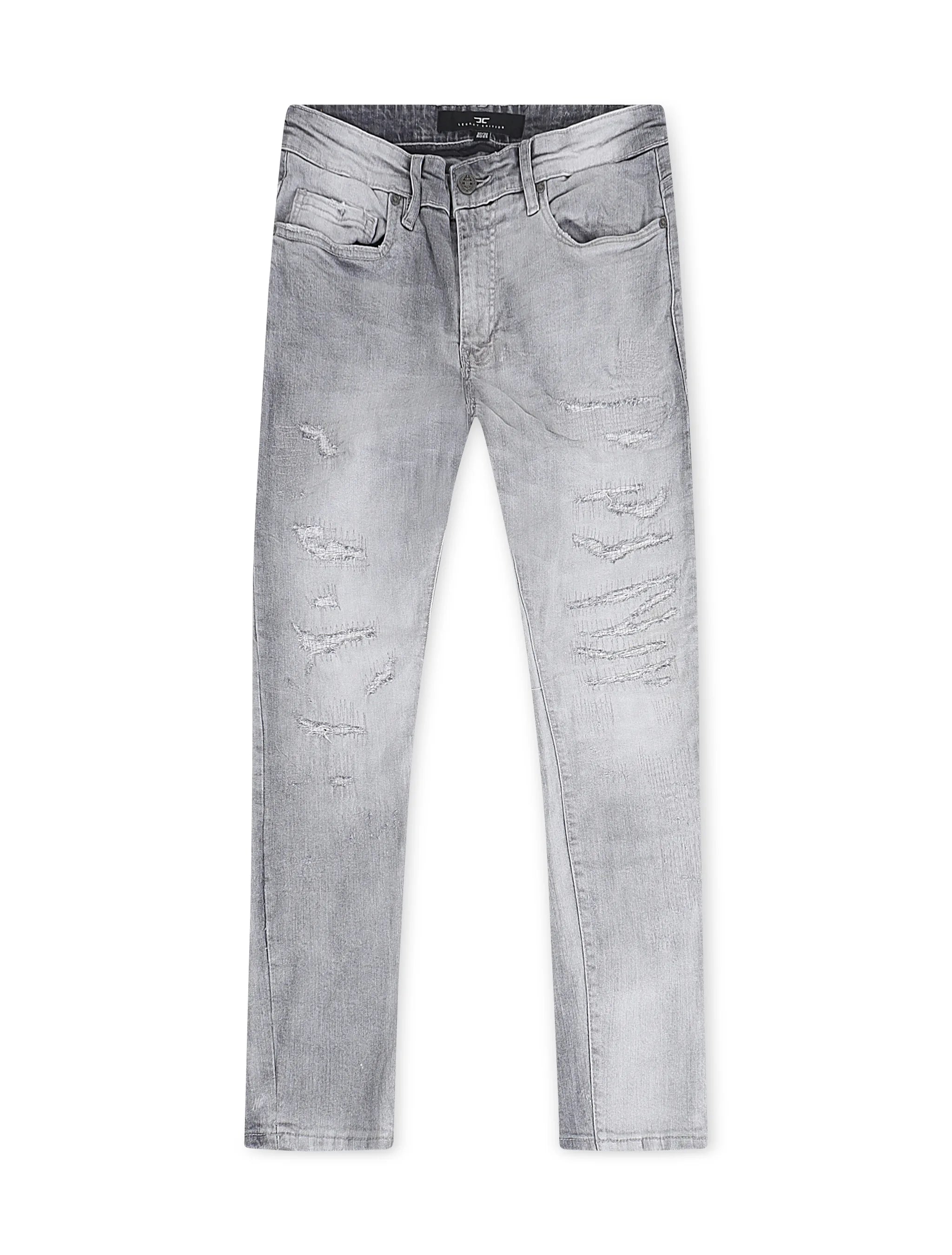 Jordan Craig Jean Ross Fit Rip and Repair - Gris arctique