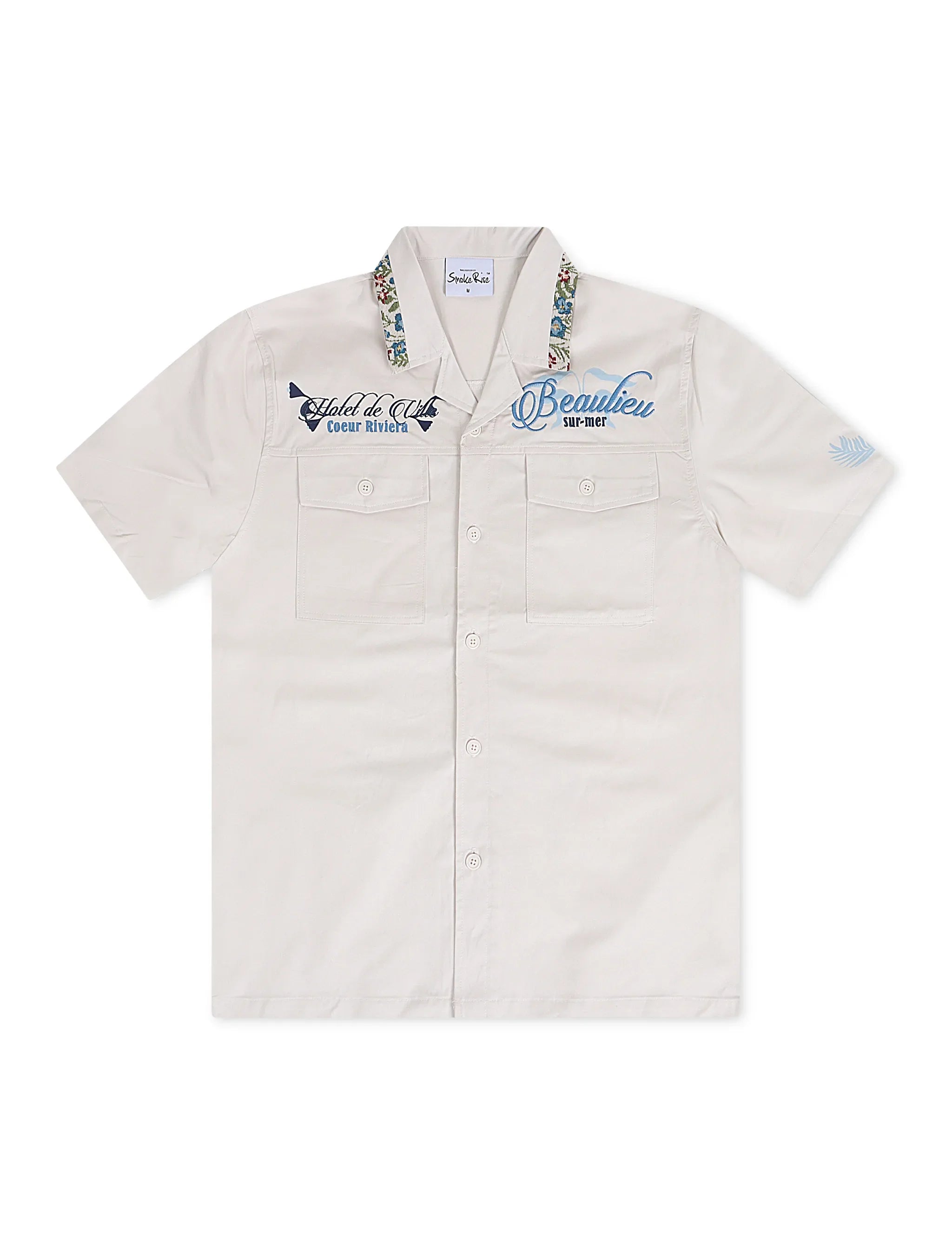 Chemise boutonnée Smoke Rise - Craie