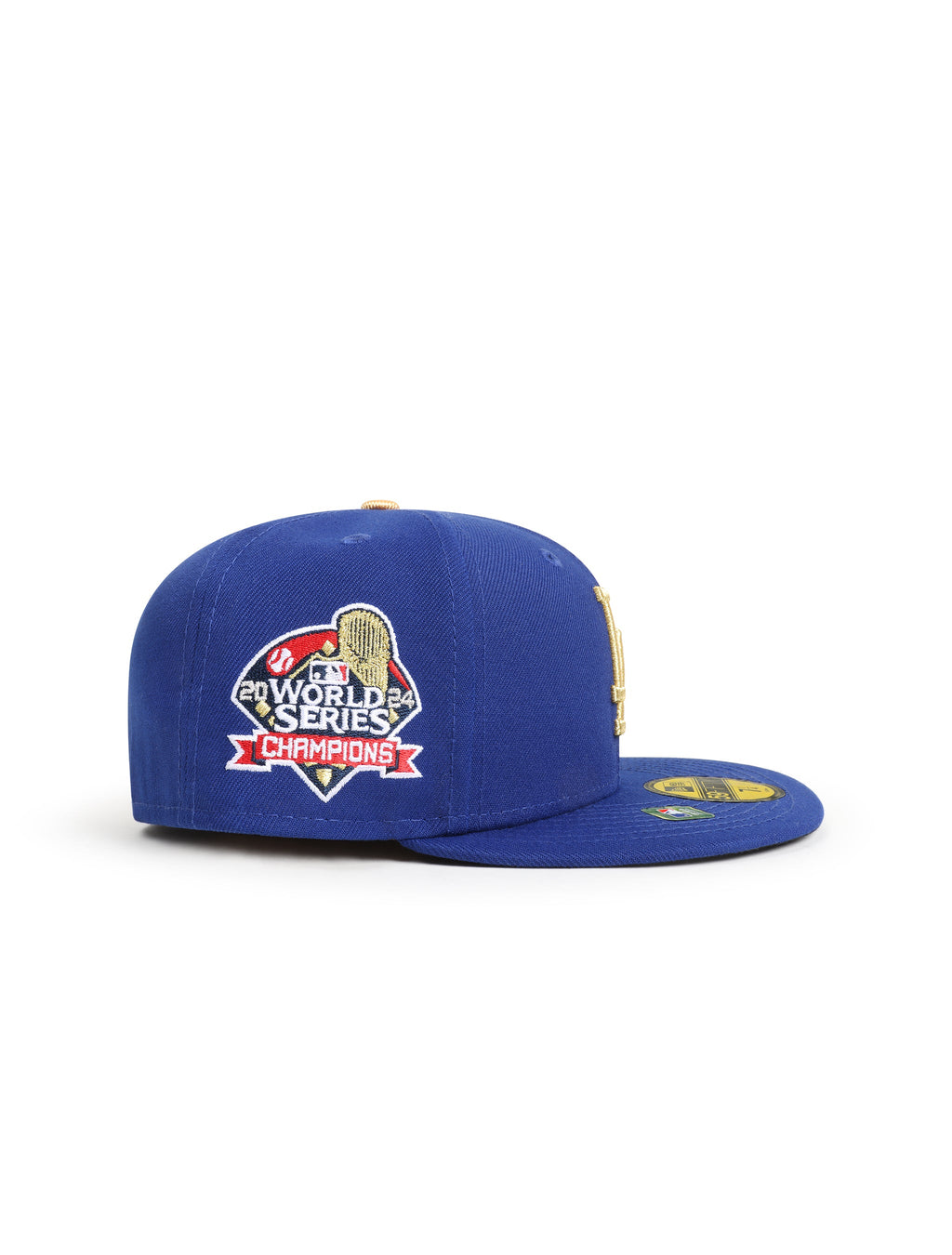 Casquette New Era 5950 Gold Collection World Series - Bleu roi/Or