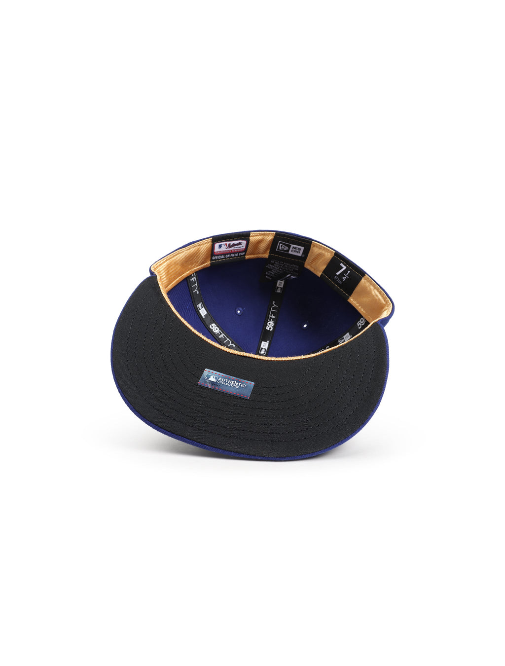 Casquette New Era 5950 Gold Collection World Series - Bleu roi/Or
