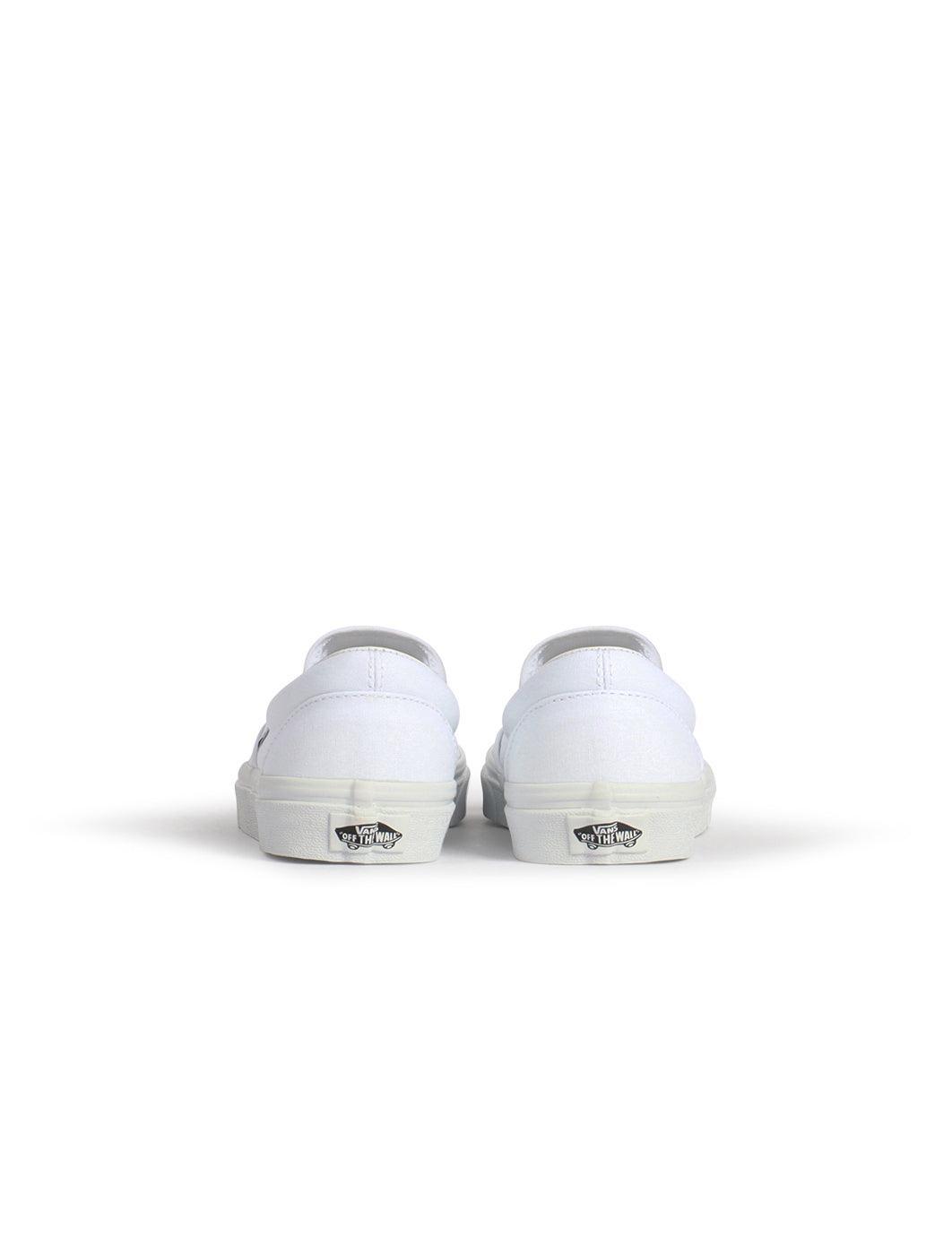 Vans Classic Slip On - Grand Enfant - Blanc pur