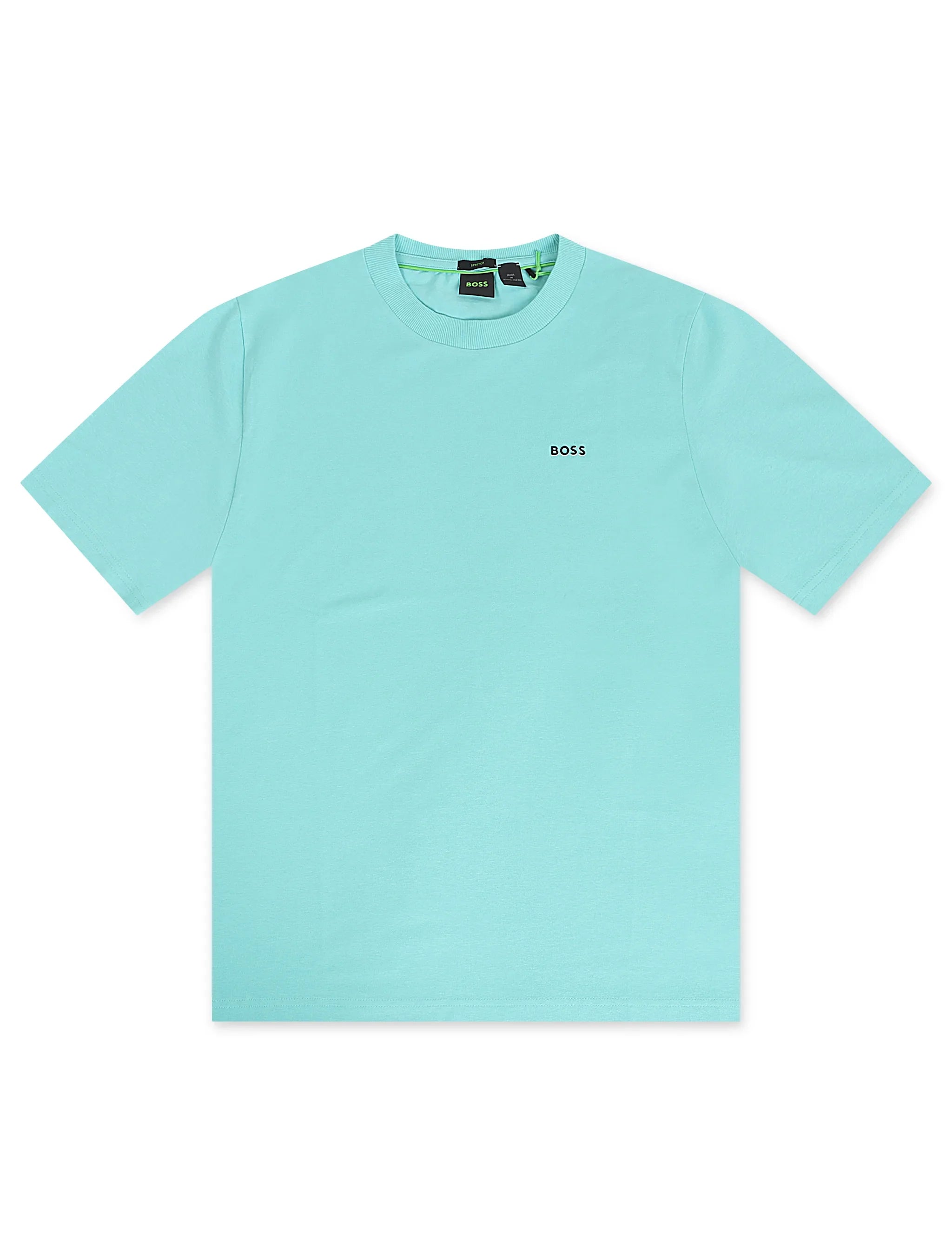 T-shirt Boss Green à logo contrasté - Sarcelle