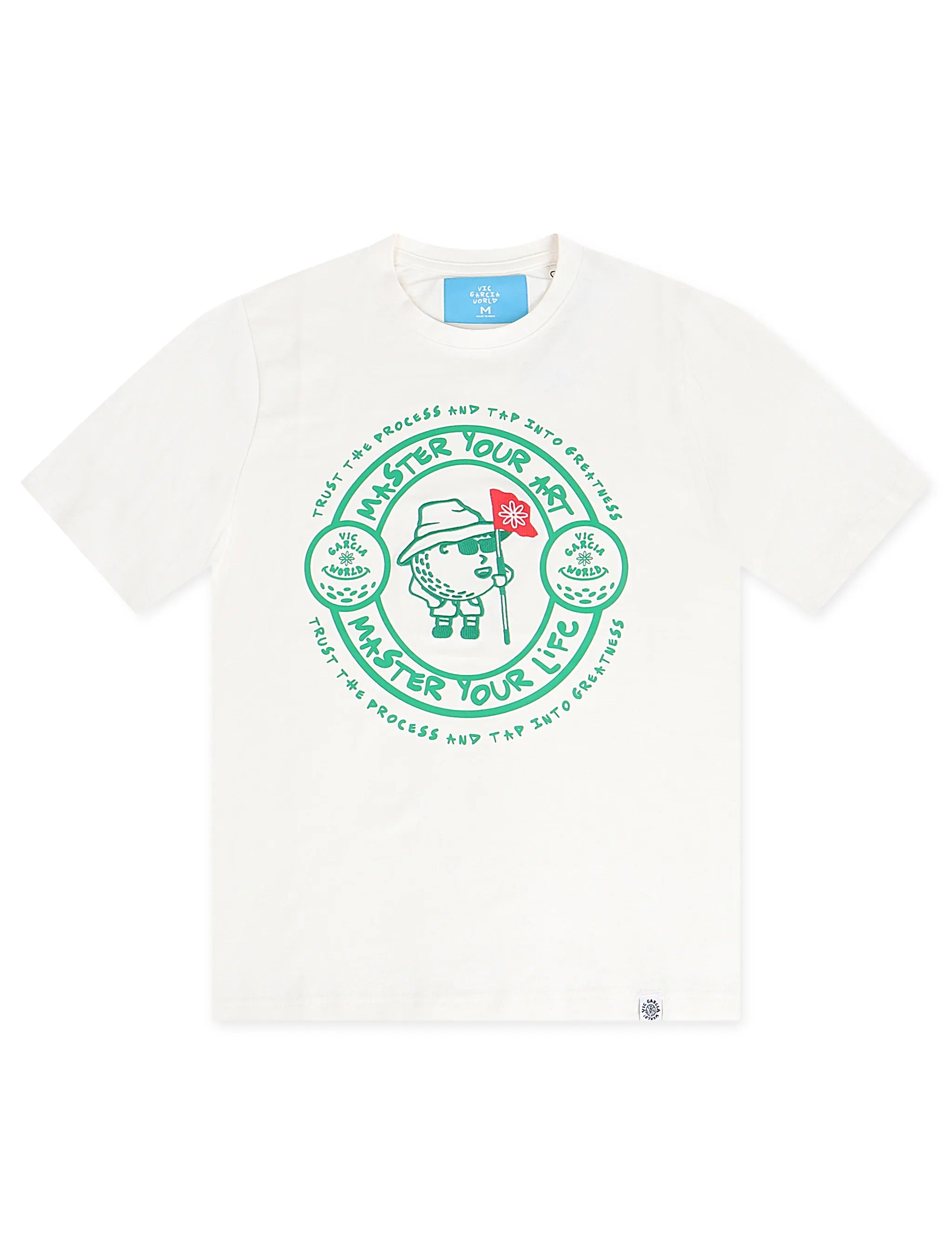 T-shirt Vic Garcia Trust The Process - Vanille